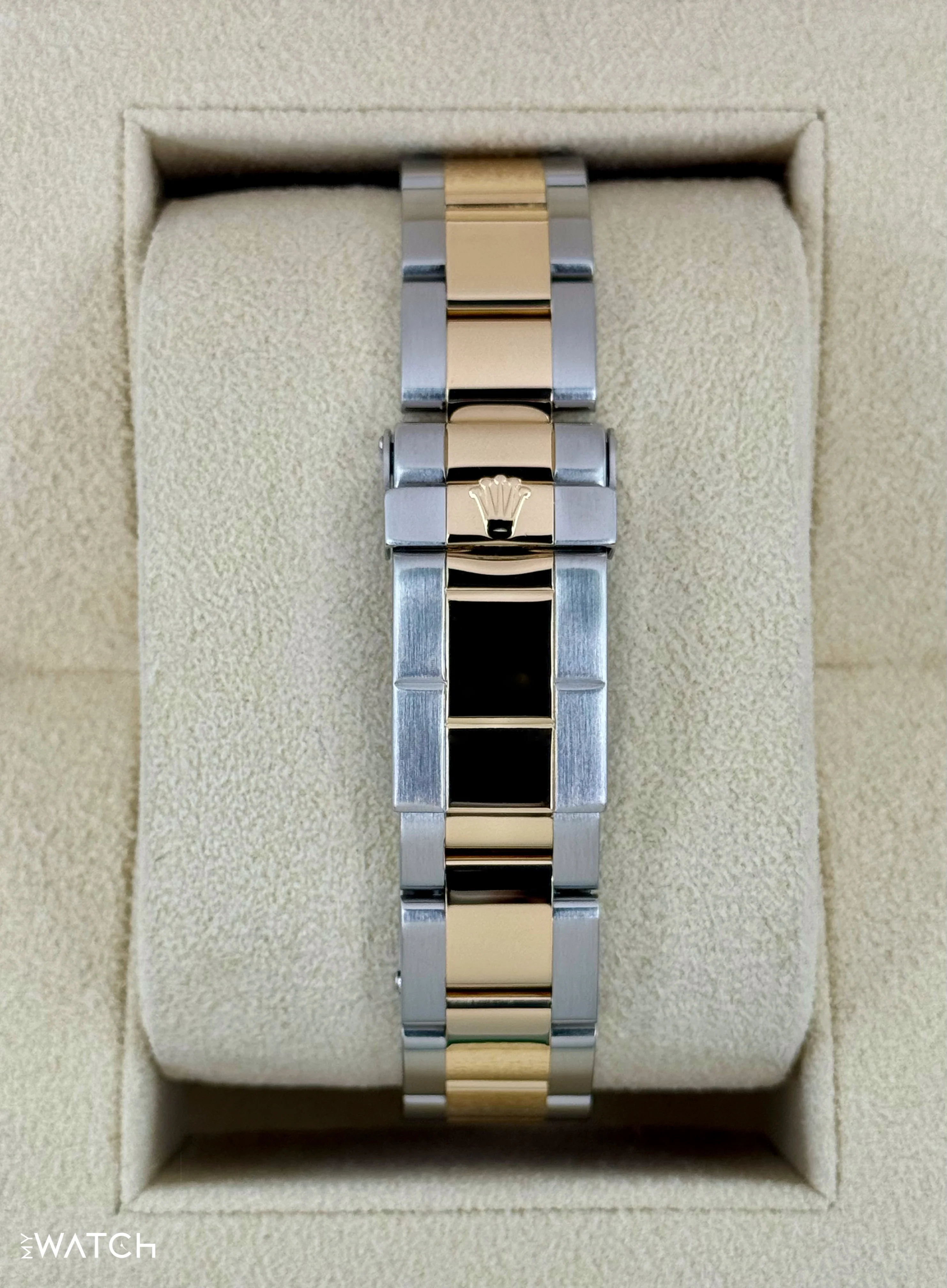 1999 Rolex Yacht-Master 35mm 68623 Two-Tone Blue Dial - Image 2