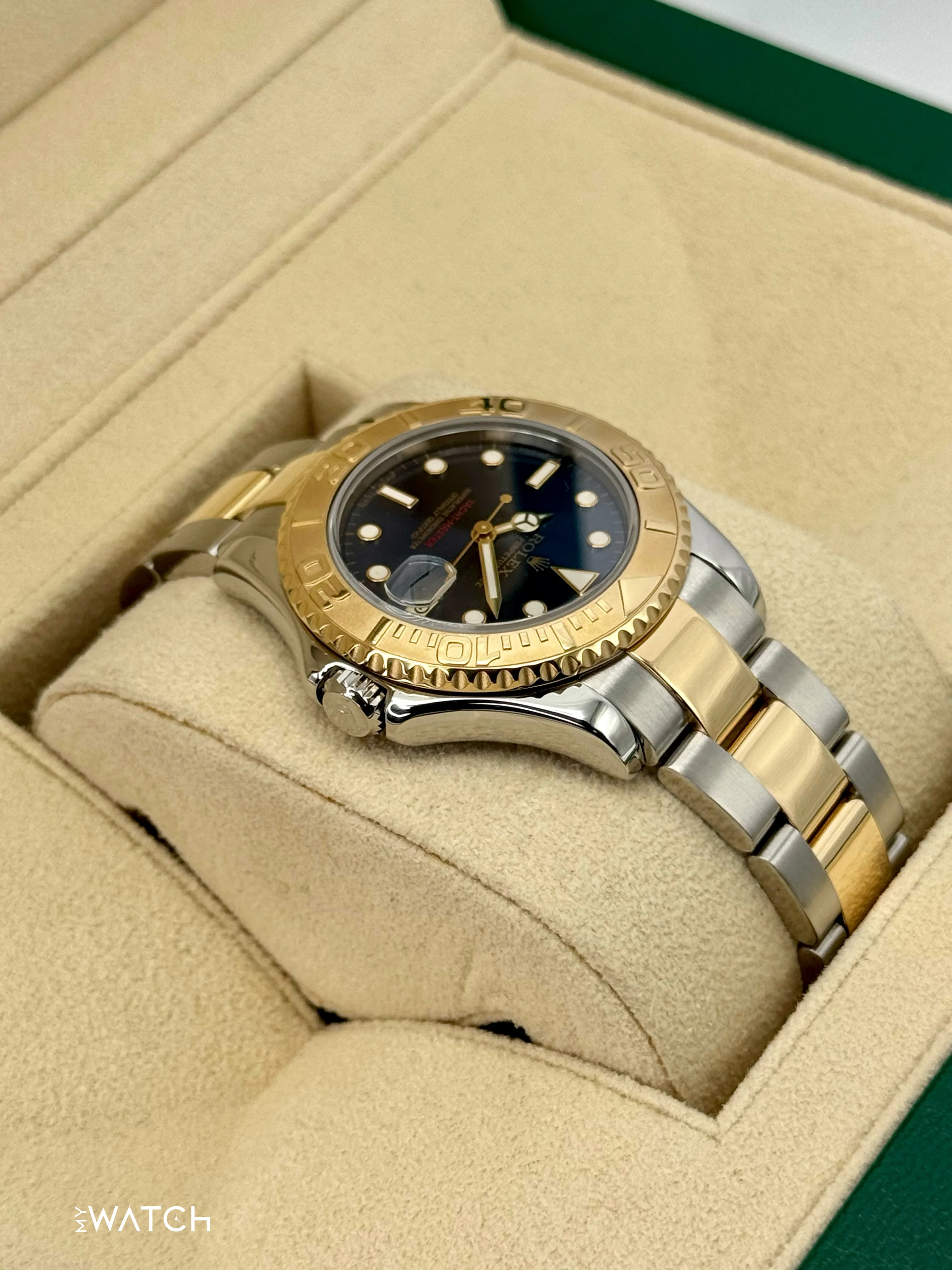 1999 Rolex Yacht-Master 35mm 68623 Two-Tone Blue Dial - Image 8