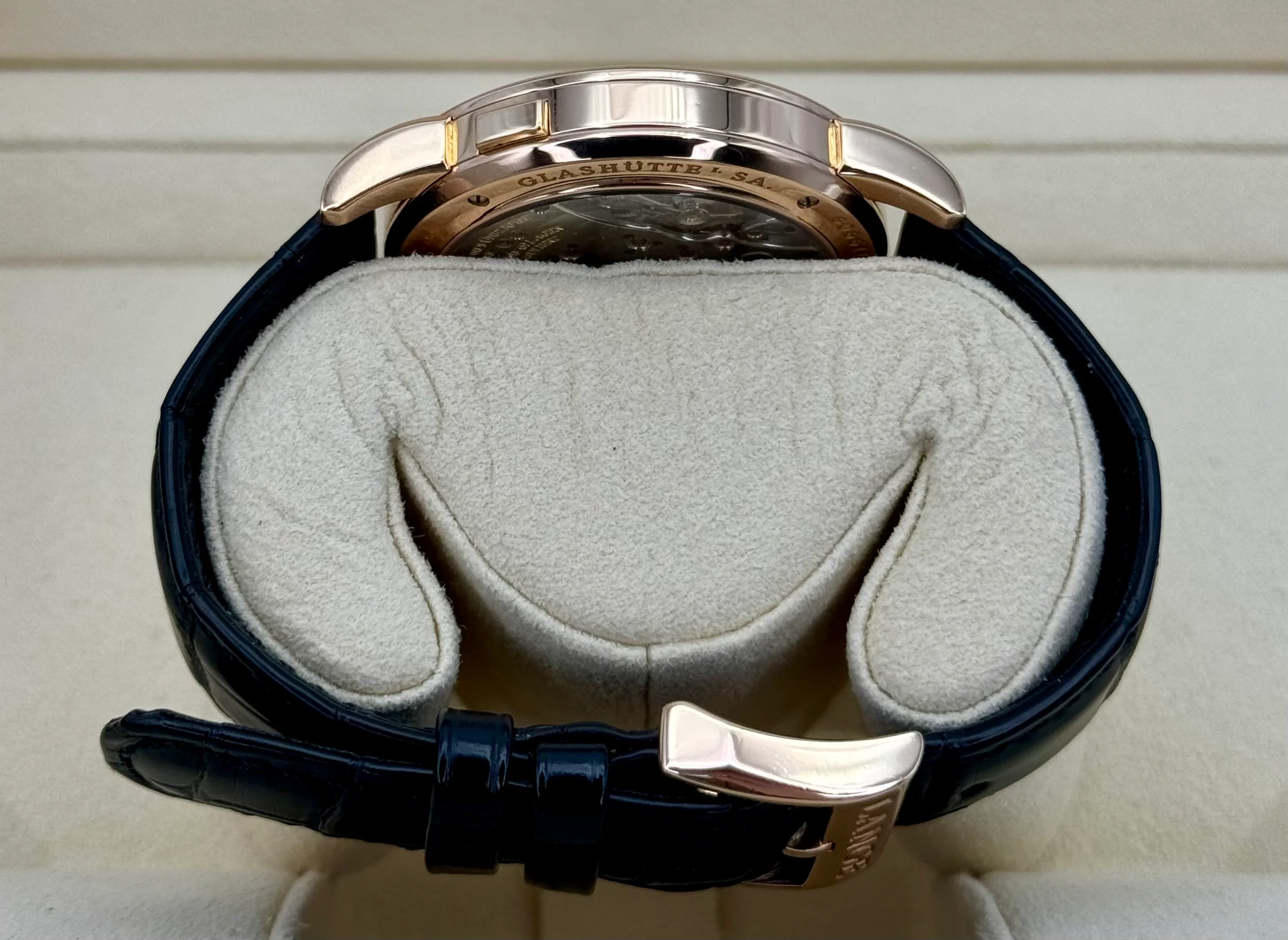 2000 A Longe & Shone Lange 1 38.5mm 101.032 Rose Gold Silver Dial - Image 10