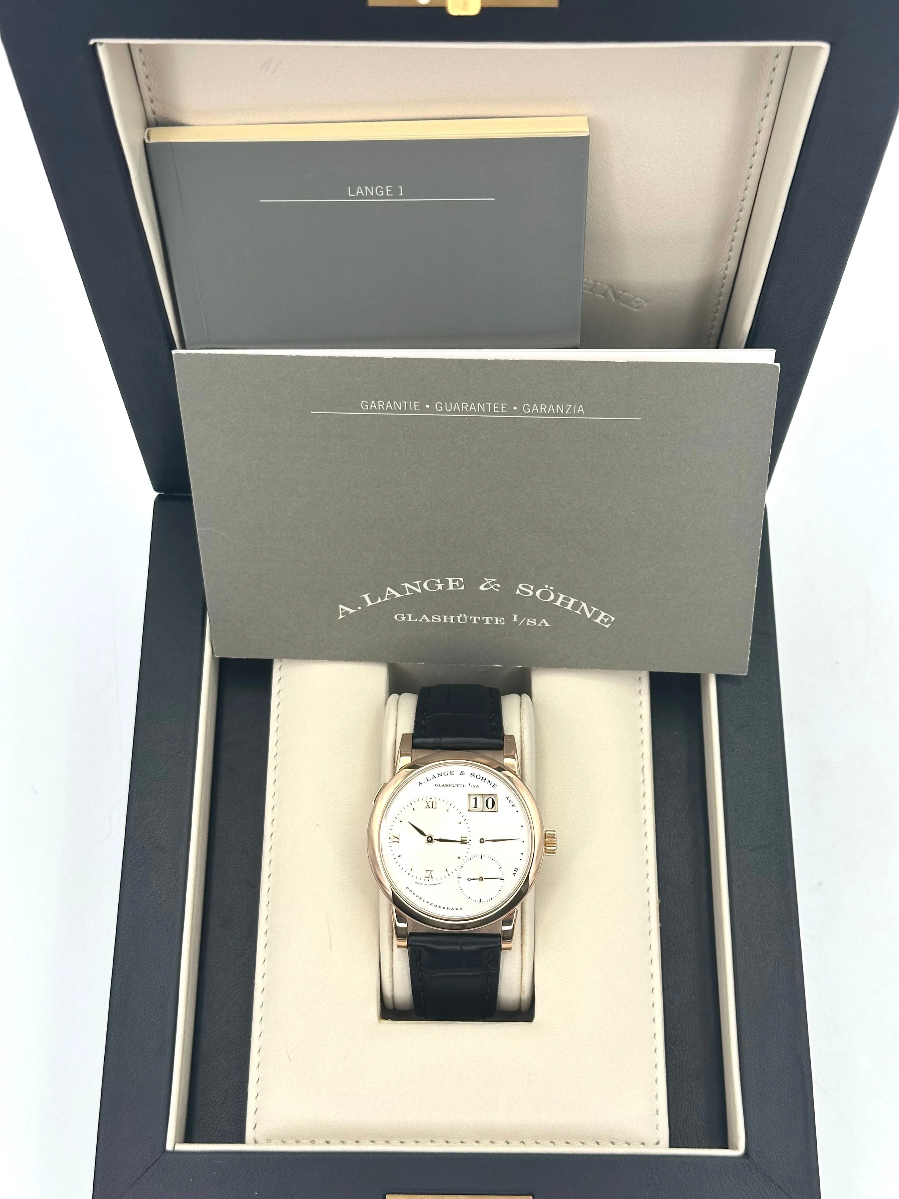 2000 A Longe & Shone Lange 1 38.5mm 101.032 Rose Gold Silver Dial - Image 12