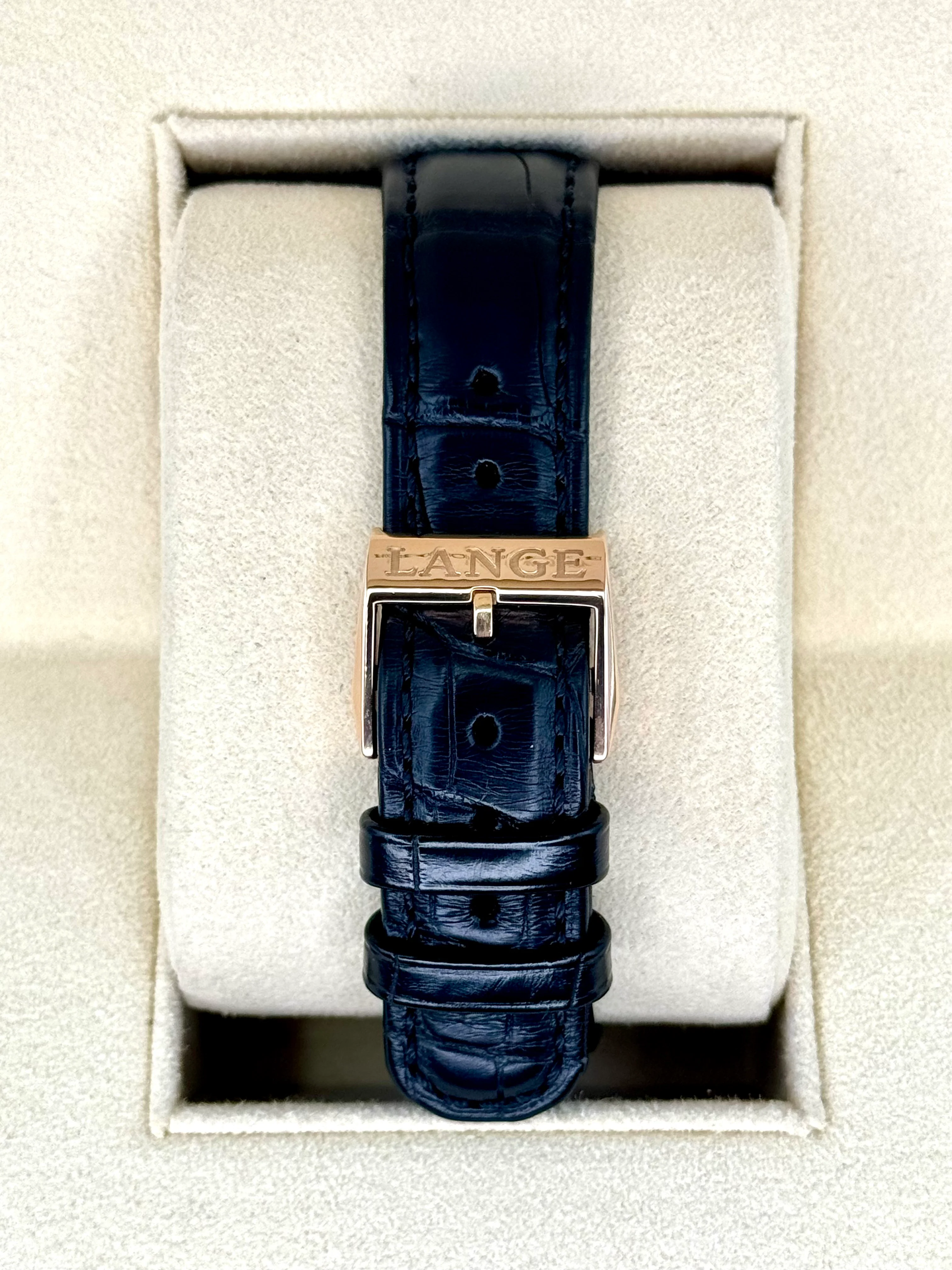 2000 A Longe & Shone Lange 1 38.5mm 101.032 Rose Gold Silver Dial - Image 2