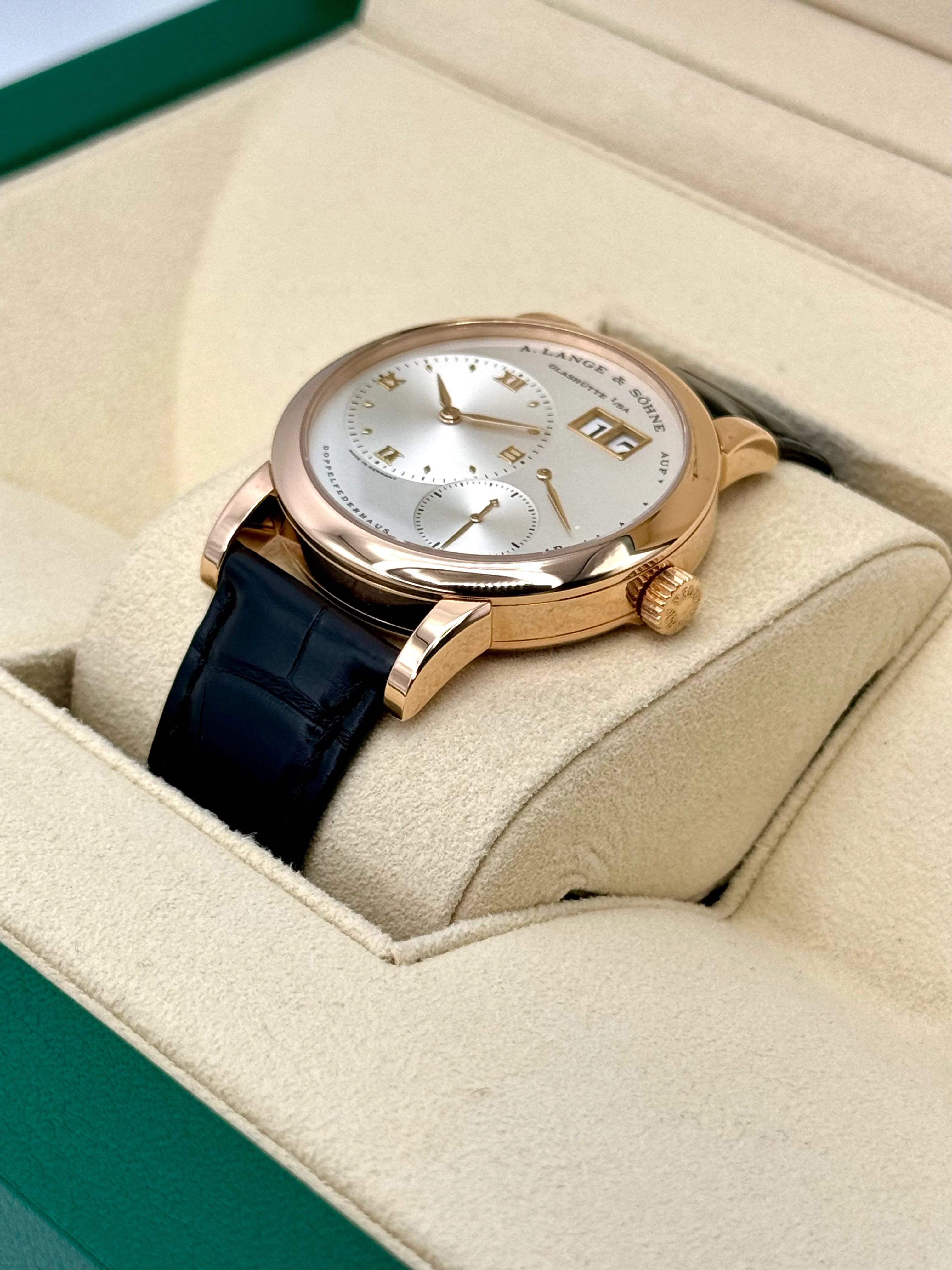2000 A Longe & Shone Lange 1 38.5mm 101.032 Rose Gold Silver Dial - Image 5