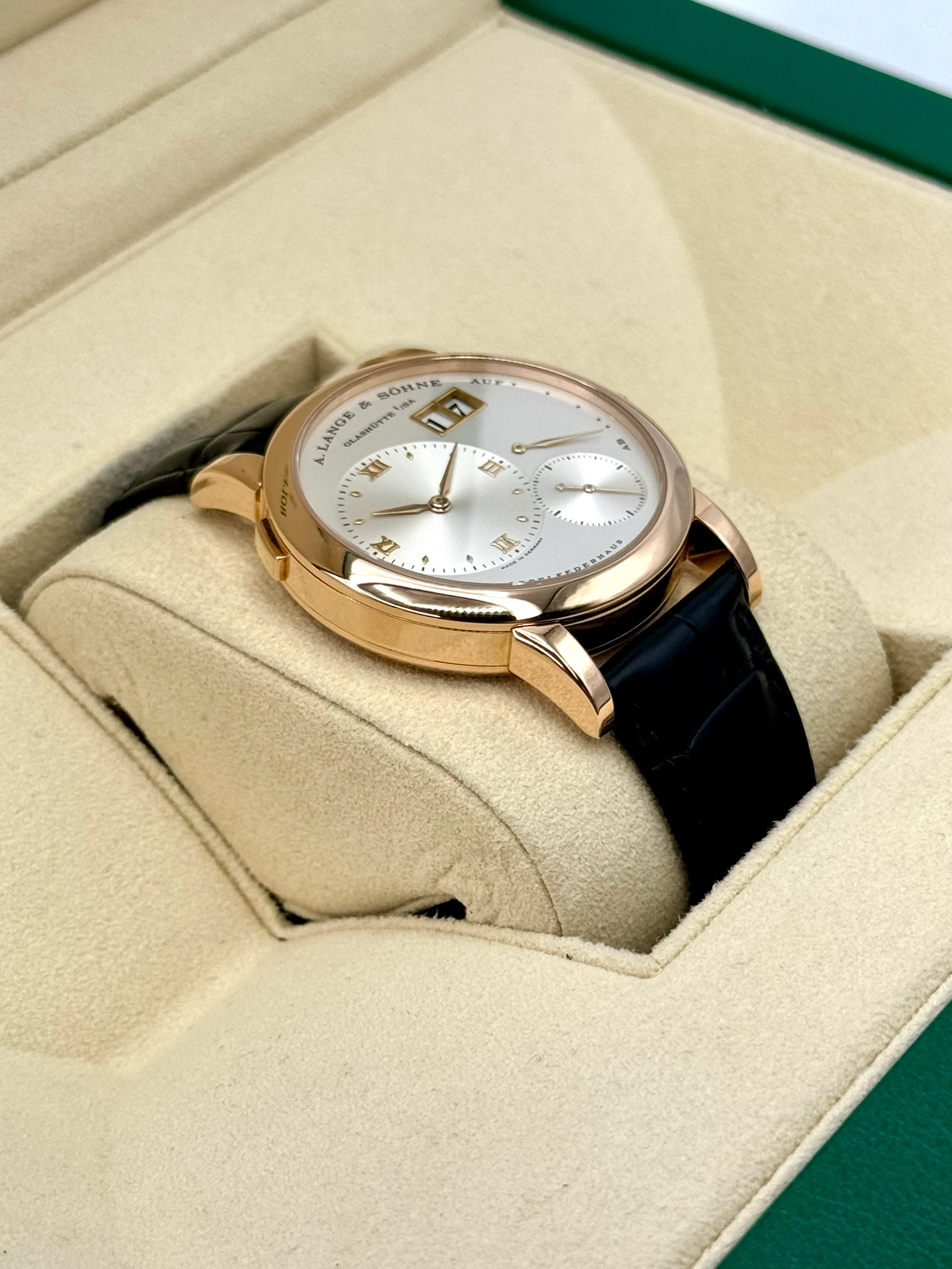 2000 A Longe & Shone Lange 1 38.5mm 101.032 Rose Gold Silver Dial - Image 6