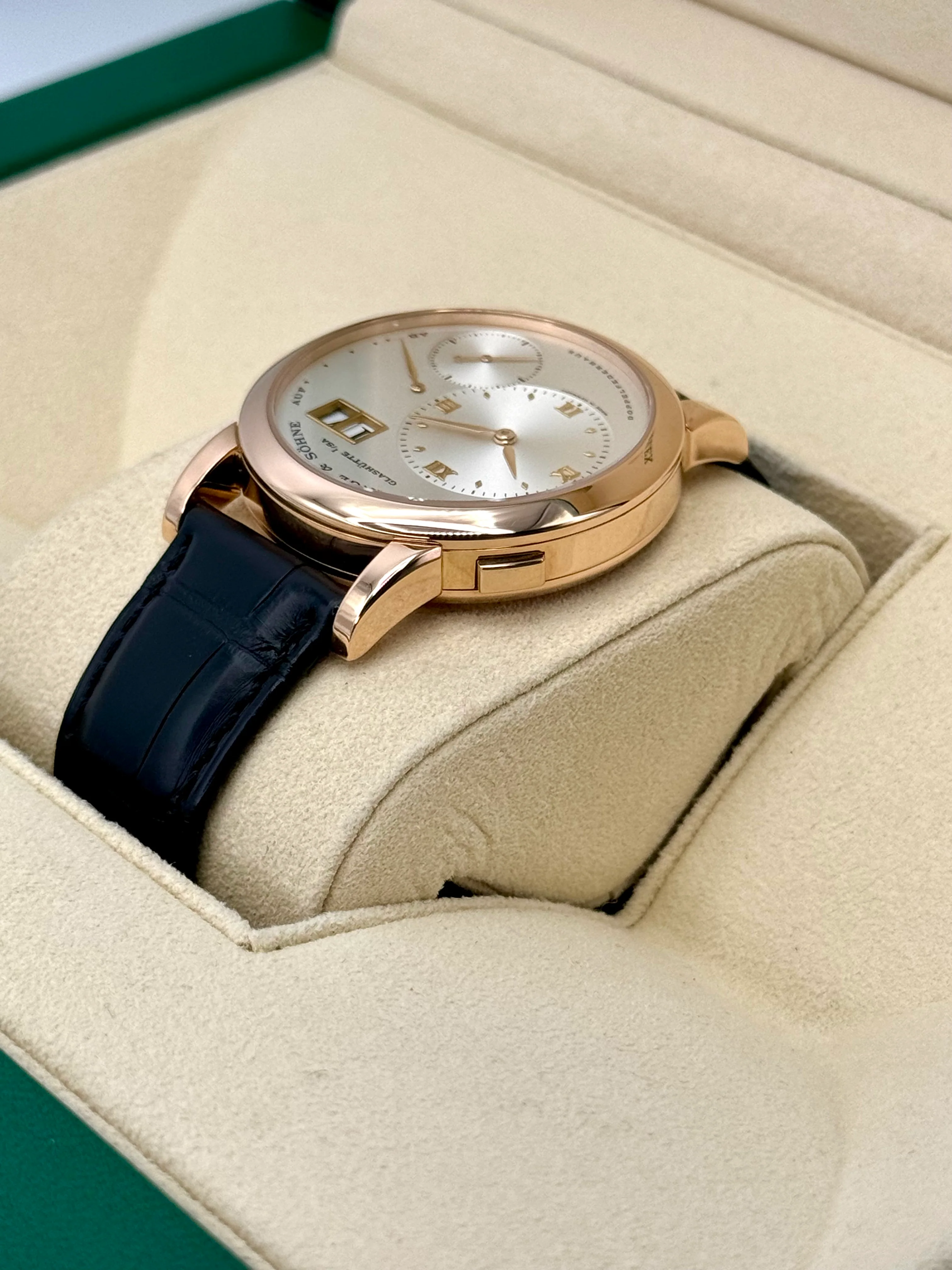 2000 A Longe & Shone Lange 1 38.5mm 101.032 Rose Gold Silver Dial - Image 7