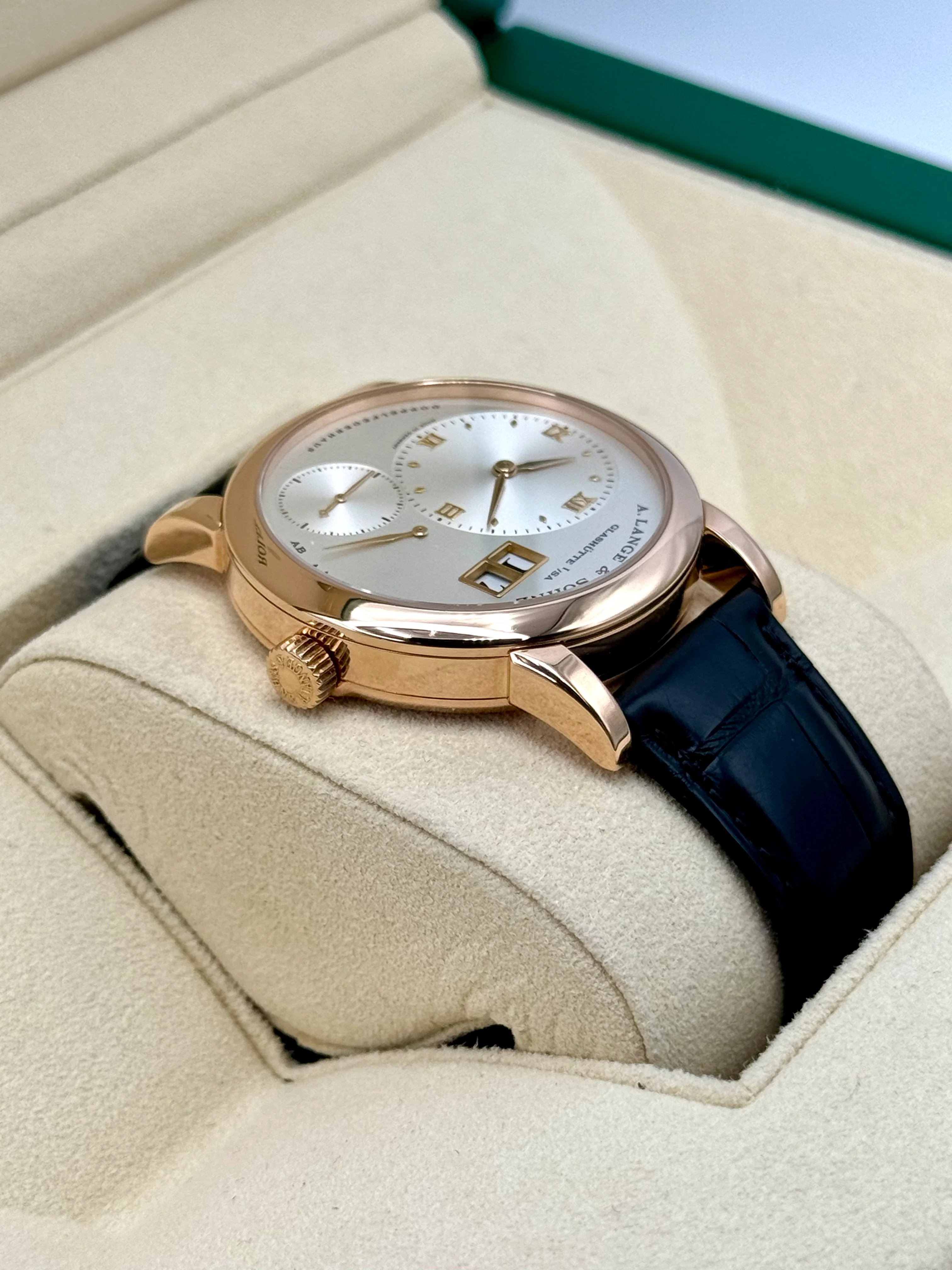 2000 A Longe & Shone Lange 1 38.5mm 101.032 Rose Gold Silver Dial - Image 8