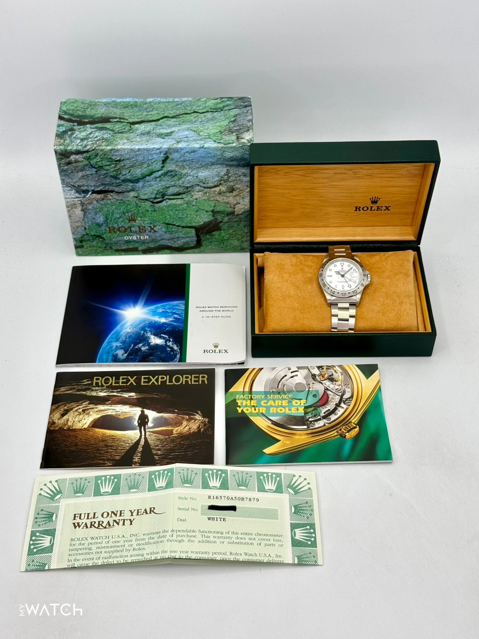 2000 Rolex Explorer II 40mm 16570 Stainless Steel Polar White Dial - Image 9