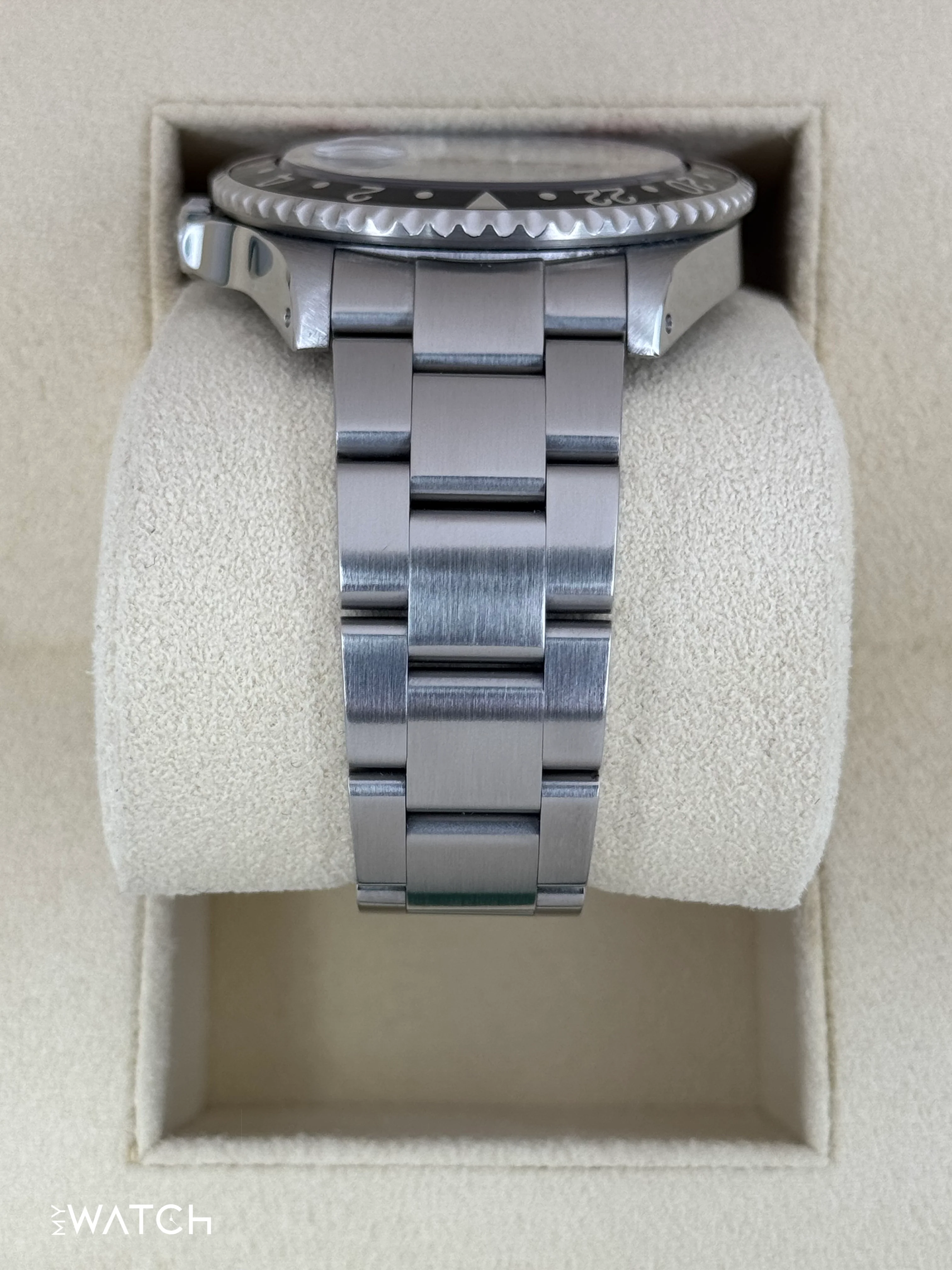 2001 Rolex GMT Master II "Coke" 40mm 16710 Stainless Steel Oyster Black Dial - Image 4