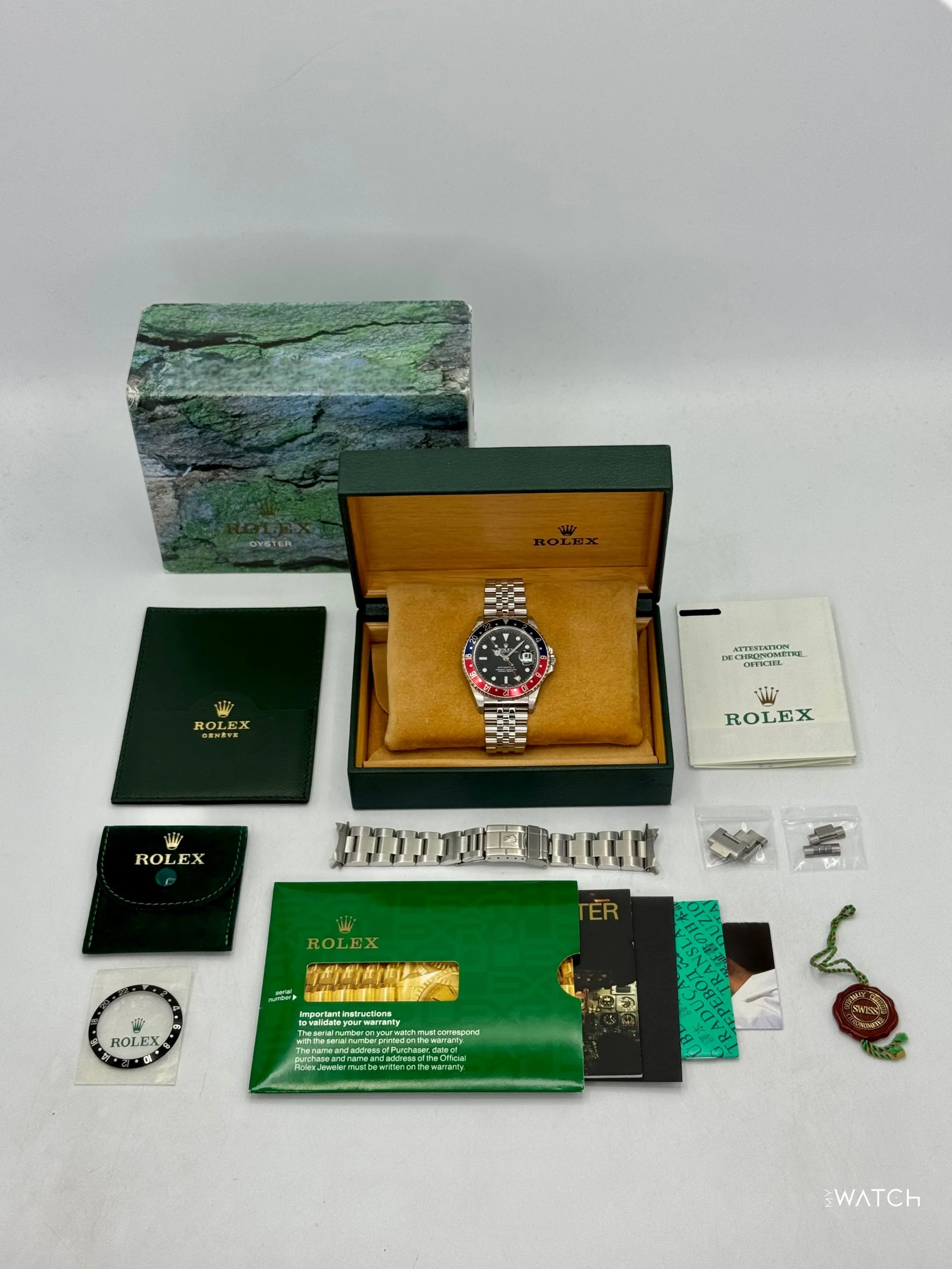 2001 Rolex GMT Master II "Pepsi" 40mm 16710 Stainless Steel "Collectors Set" - Image 8