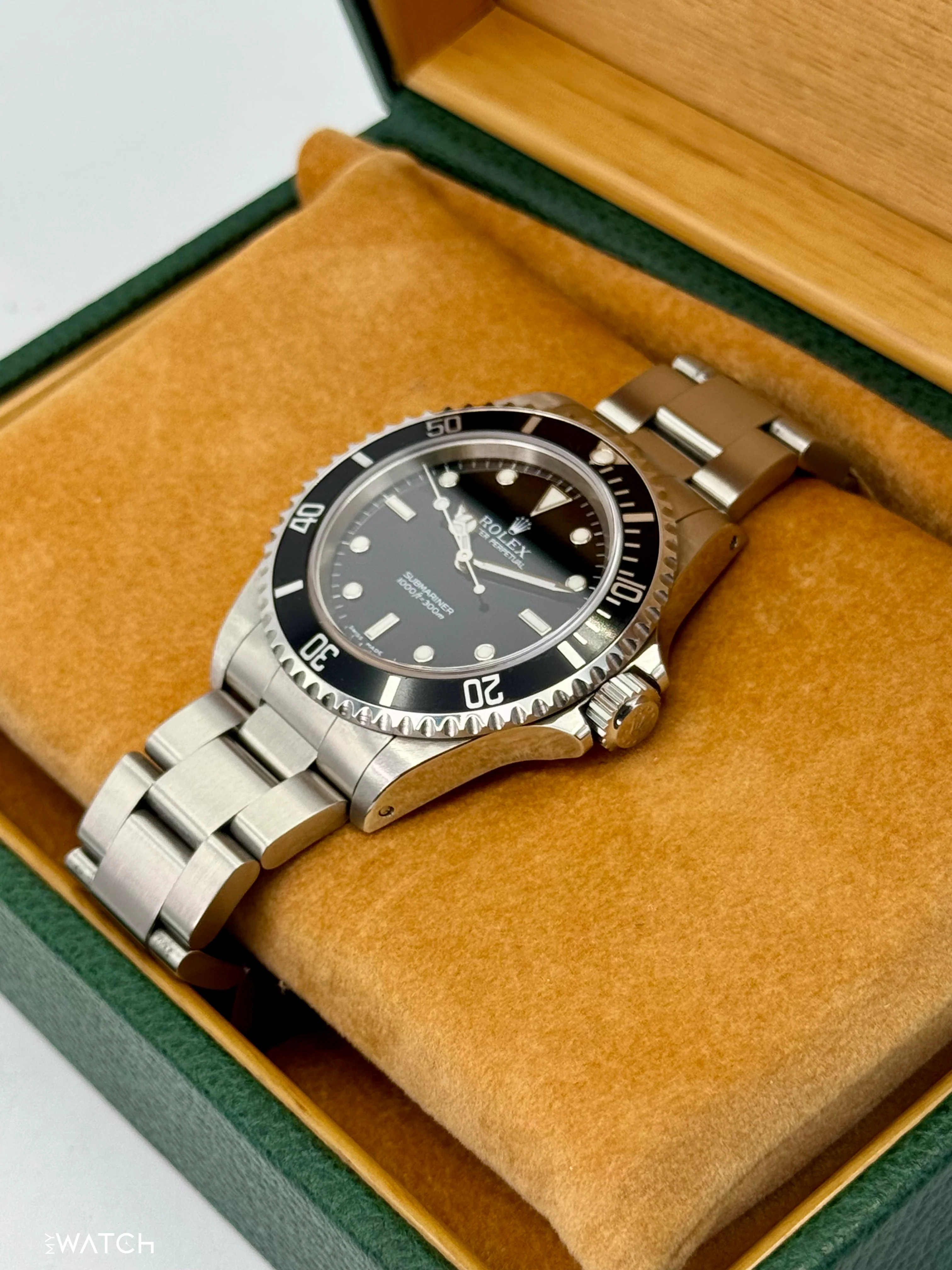 2001 Rolex Submariner 40mm 14060M Stainless Steel Two-Liner Black Dial - Image 5