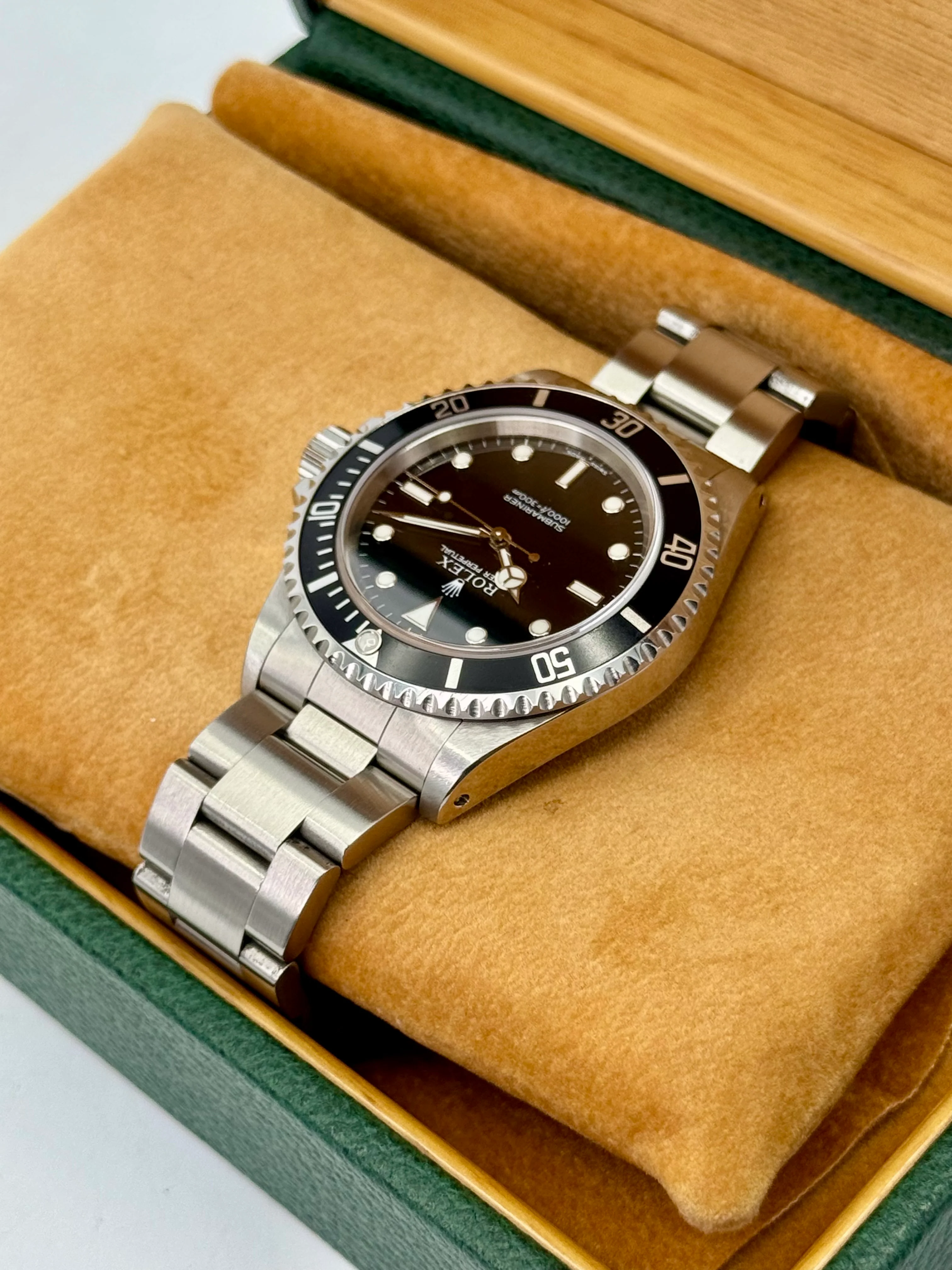 2001 Rolex Submariner 40mm 14060M Stainless Steel Two-Liner Black Dial - Image 7