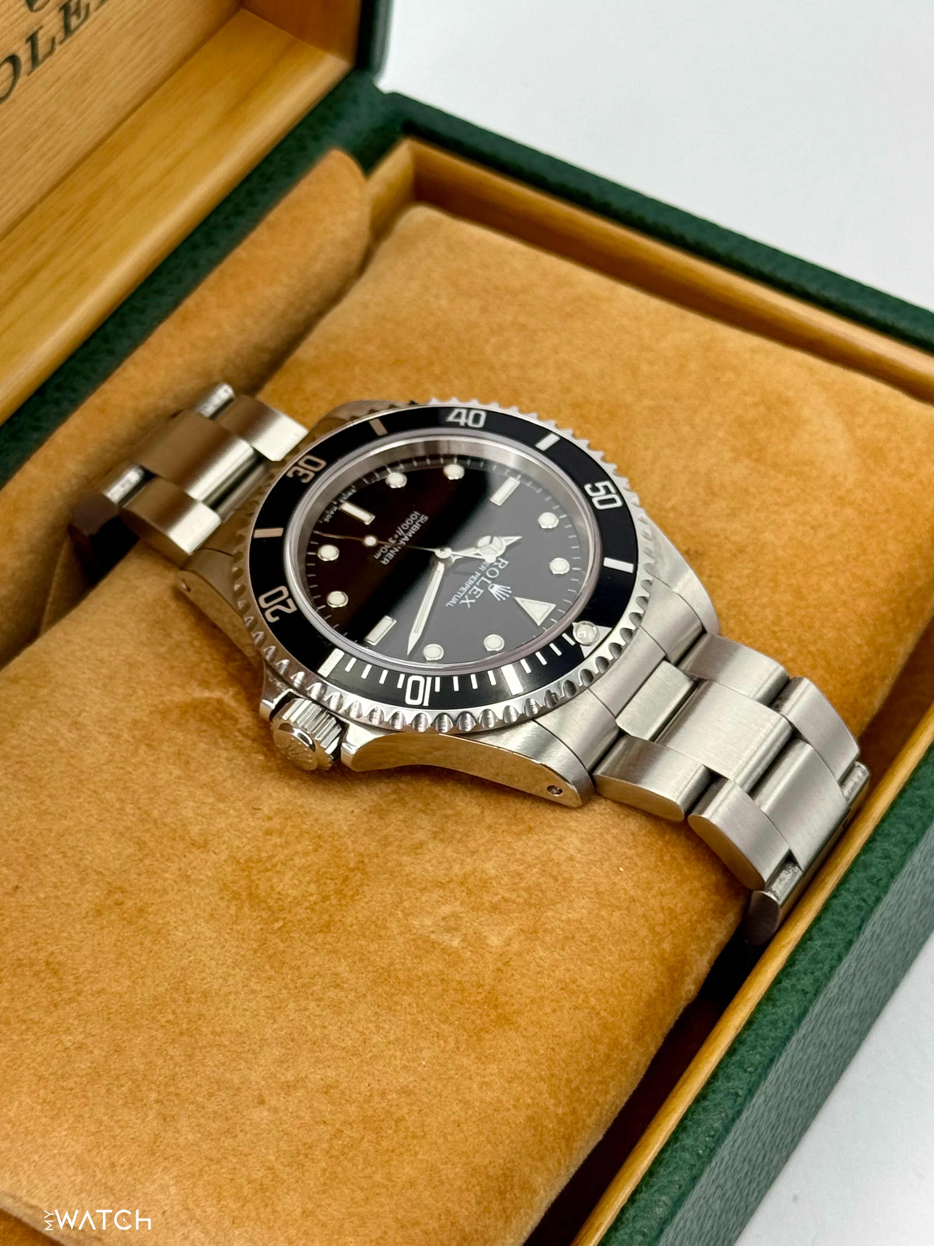 2001 Rolex Submariner 40mm 14060M Stainless Steel Two-Liner Black Dial - Image 8