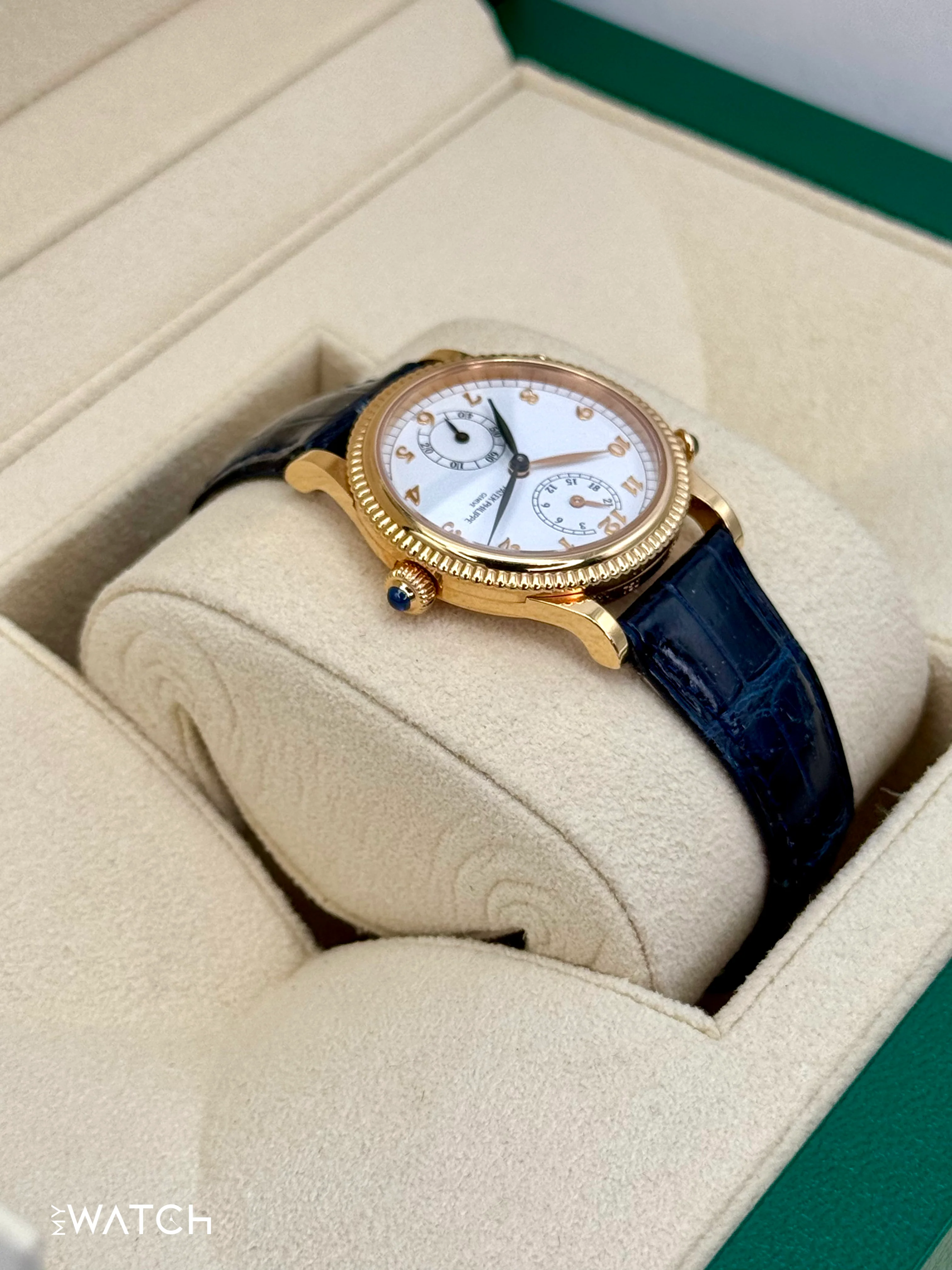 2002 Patek Philippe Travel Time 18k 29mm 4864R Yellow Gold White Dial - Image 8