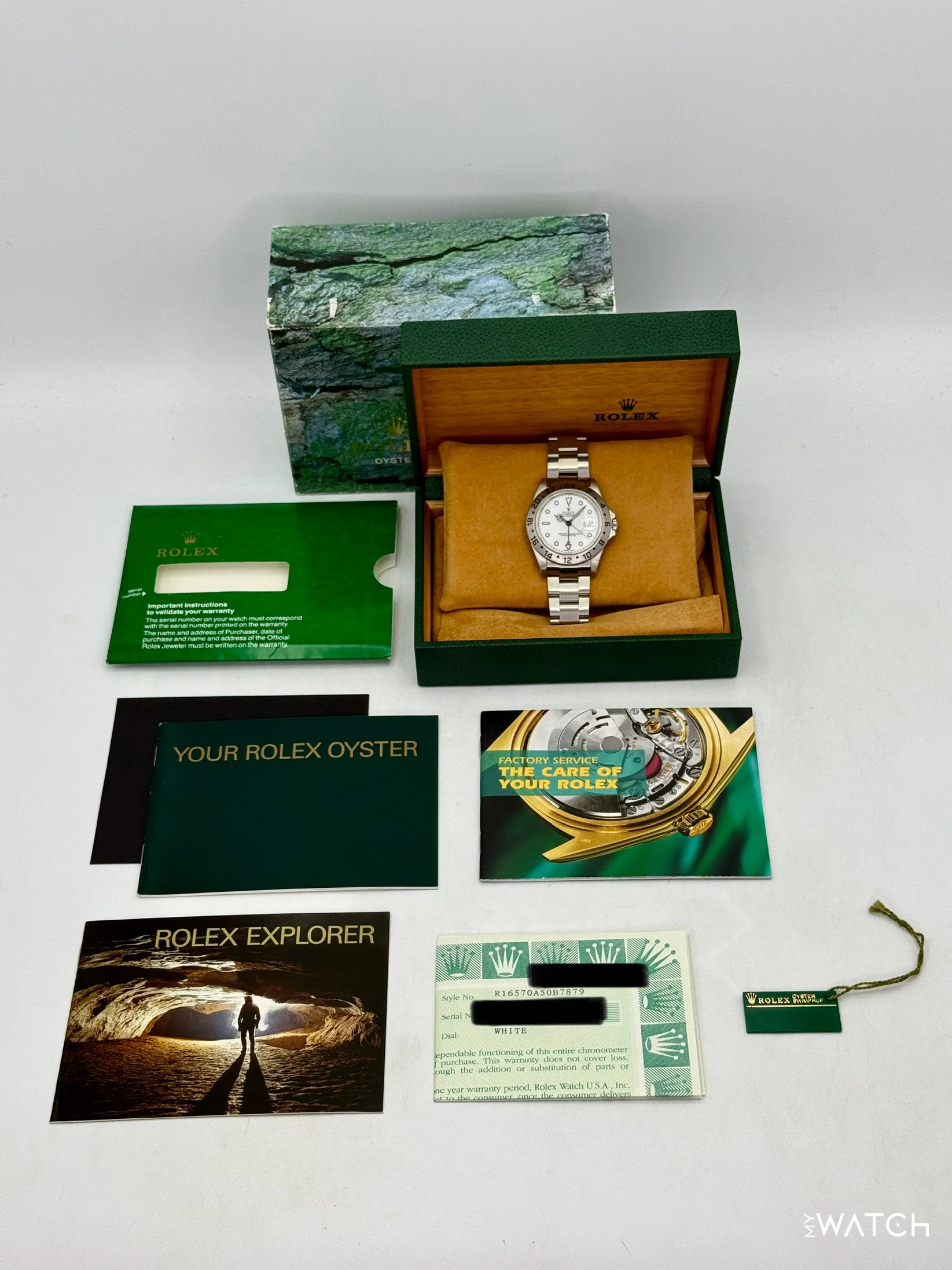2002 Rolex Explorer II 40mm 16570 Stainless Steel Polar White Dial - Image 8