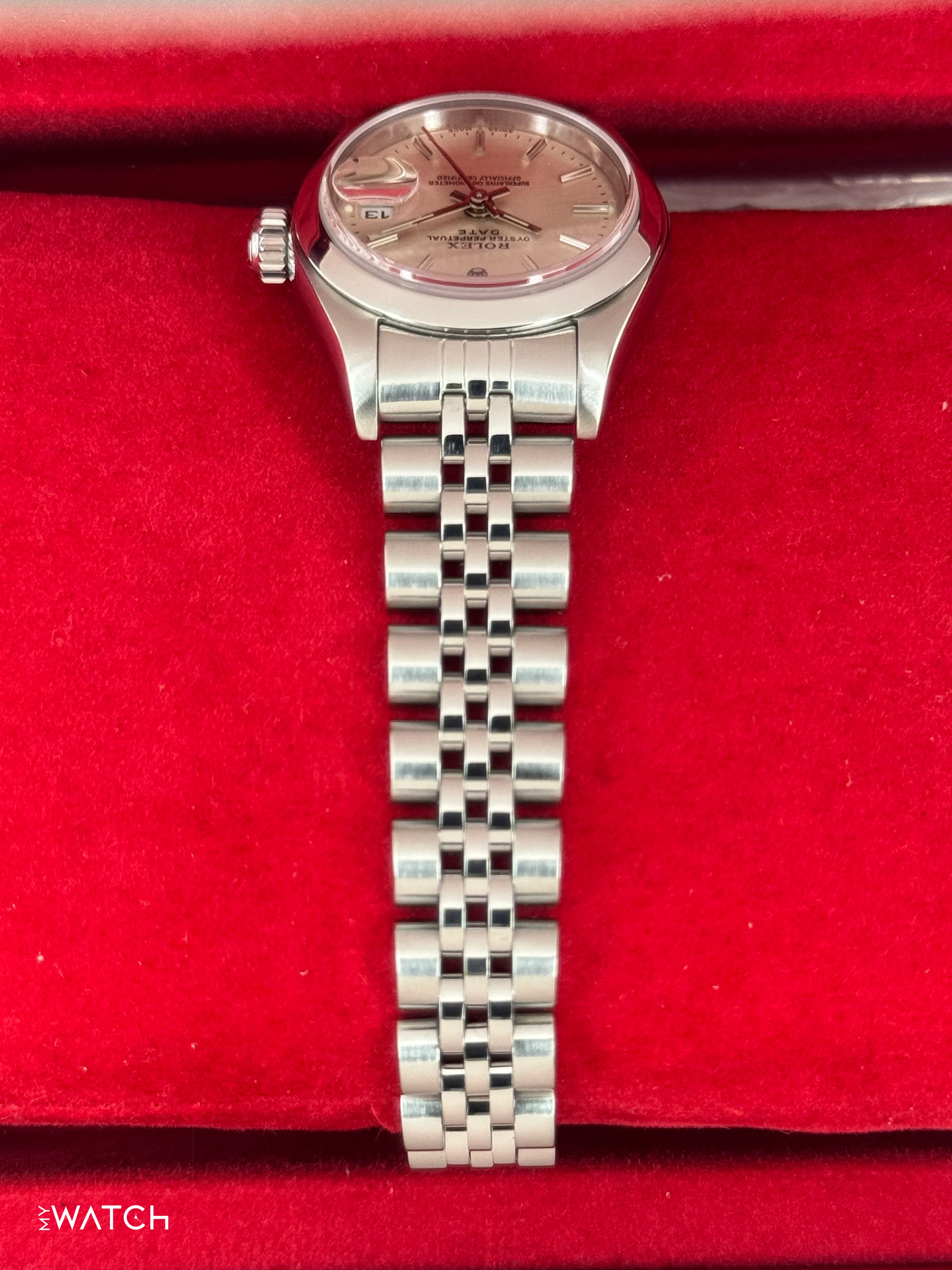 2002 Rolex Lady Datejust 26mm 79160 Stainless Steel Jubilee Silver Dial - Image 3