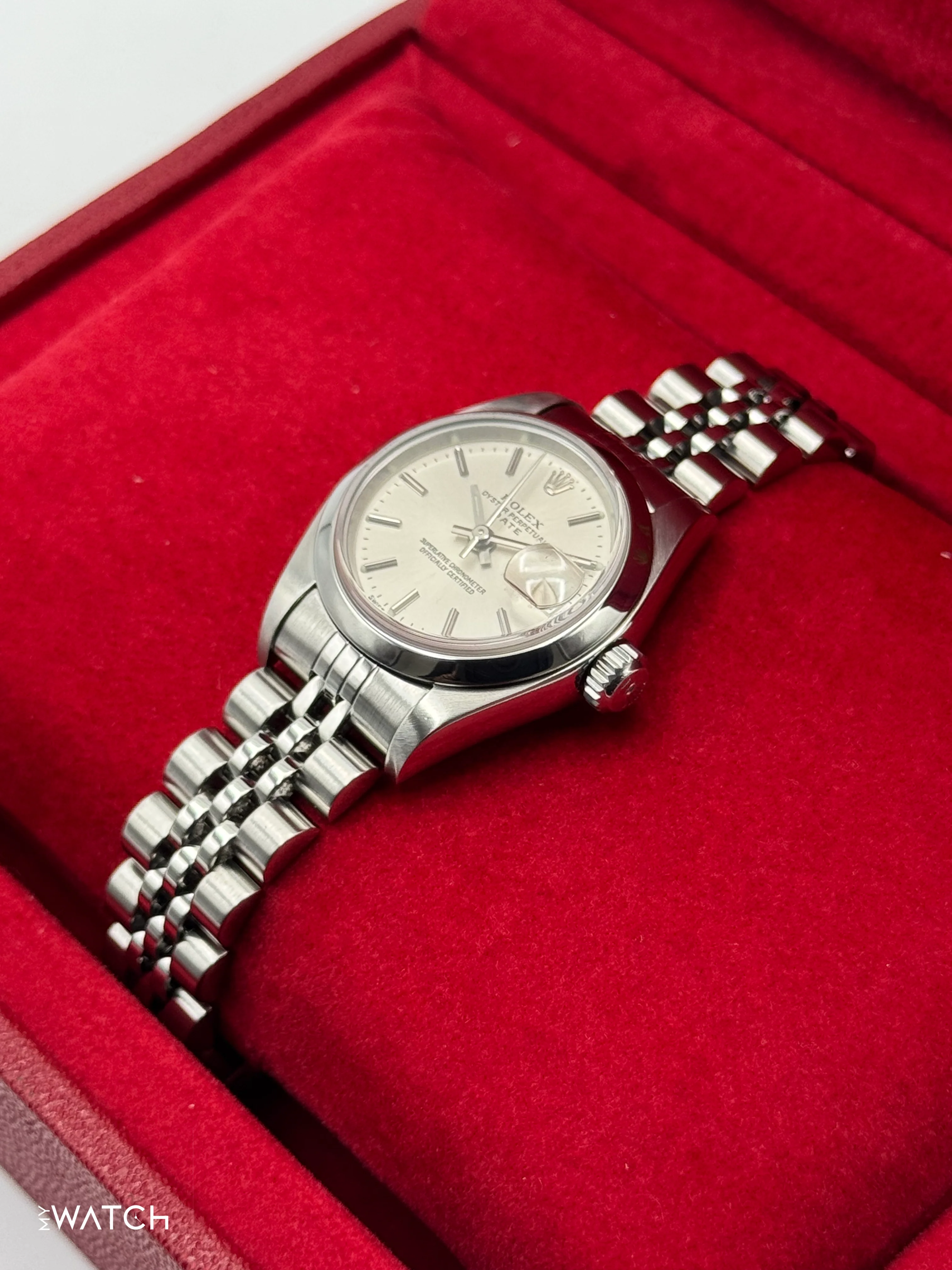 2002 Rolex Lady Datejust 26mm 79160 Stainless Steel Jubilee Silver Dial - Image 4