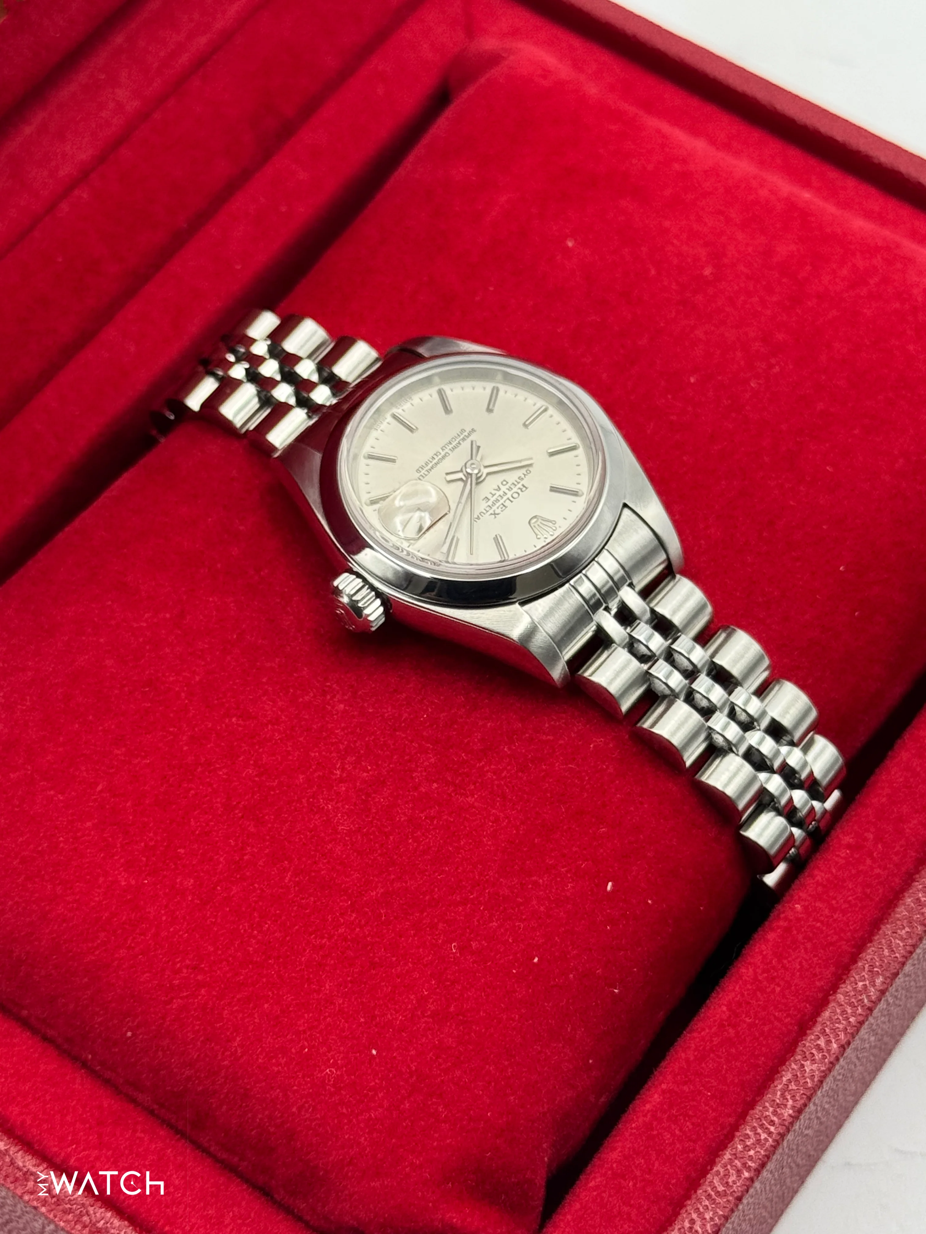 2002 Rolex Lady Datejust 26mm 79160 Stainless Steel Jubilee Silver Dial - Image 7