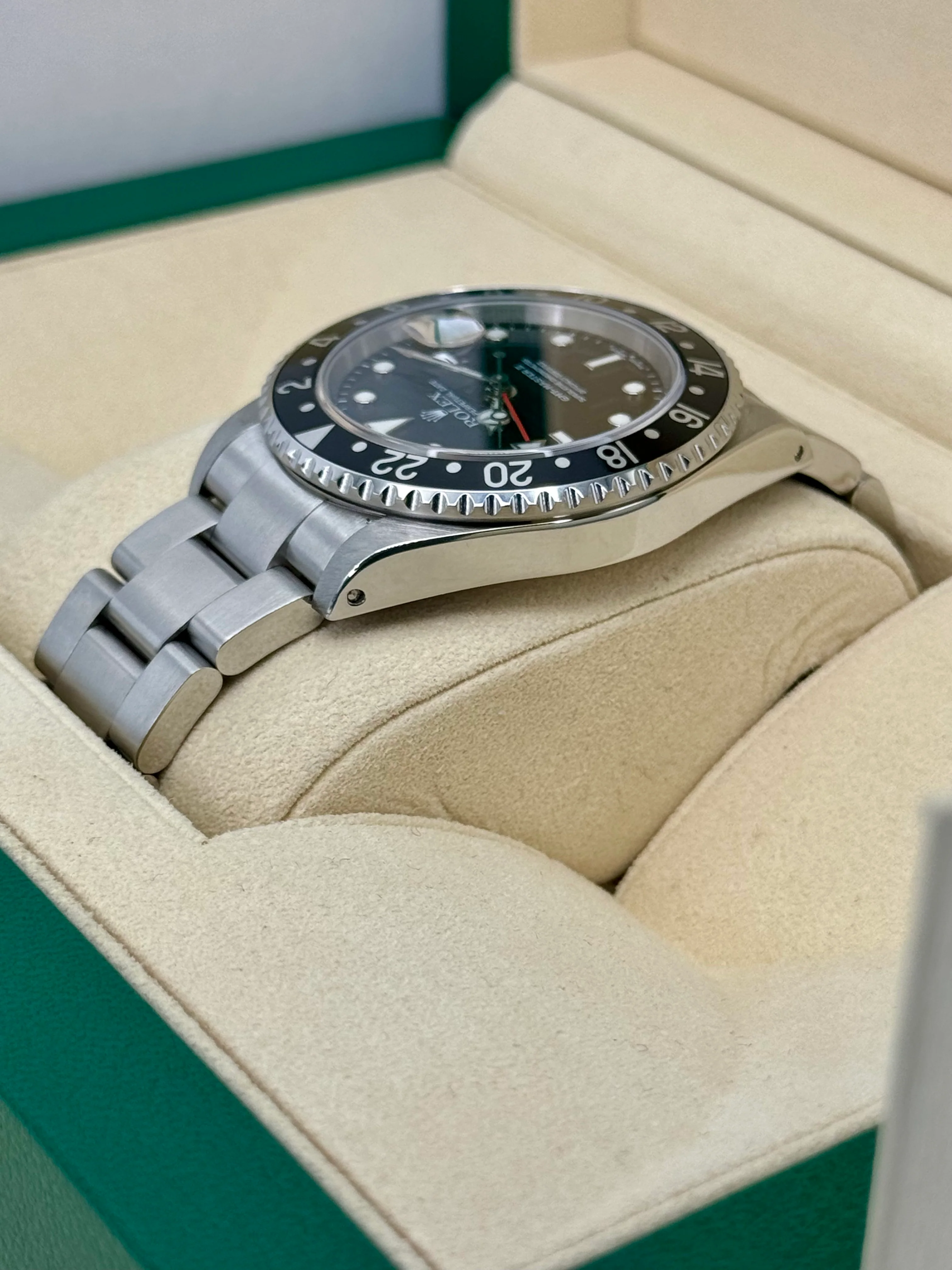 2003 Rolex GMT-Master II 40mm 16710LN Stainless Steel Black Dial - Image 7
