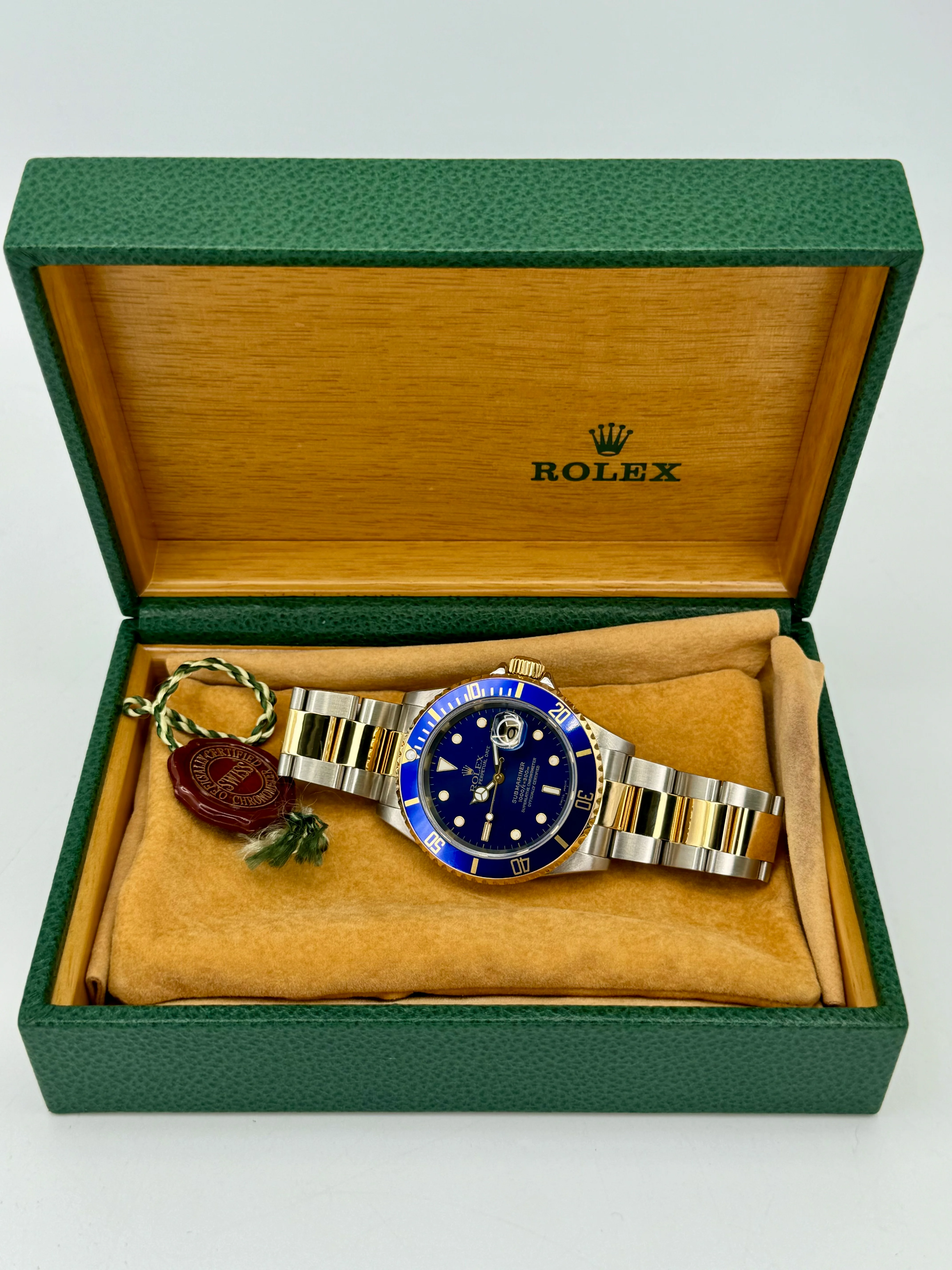 2003 Rolex Submariner "Bluesy" 40mm 16613 Two-Tone Blue Dial - Image 11