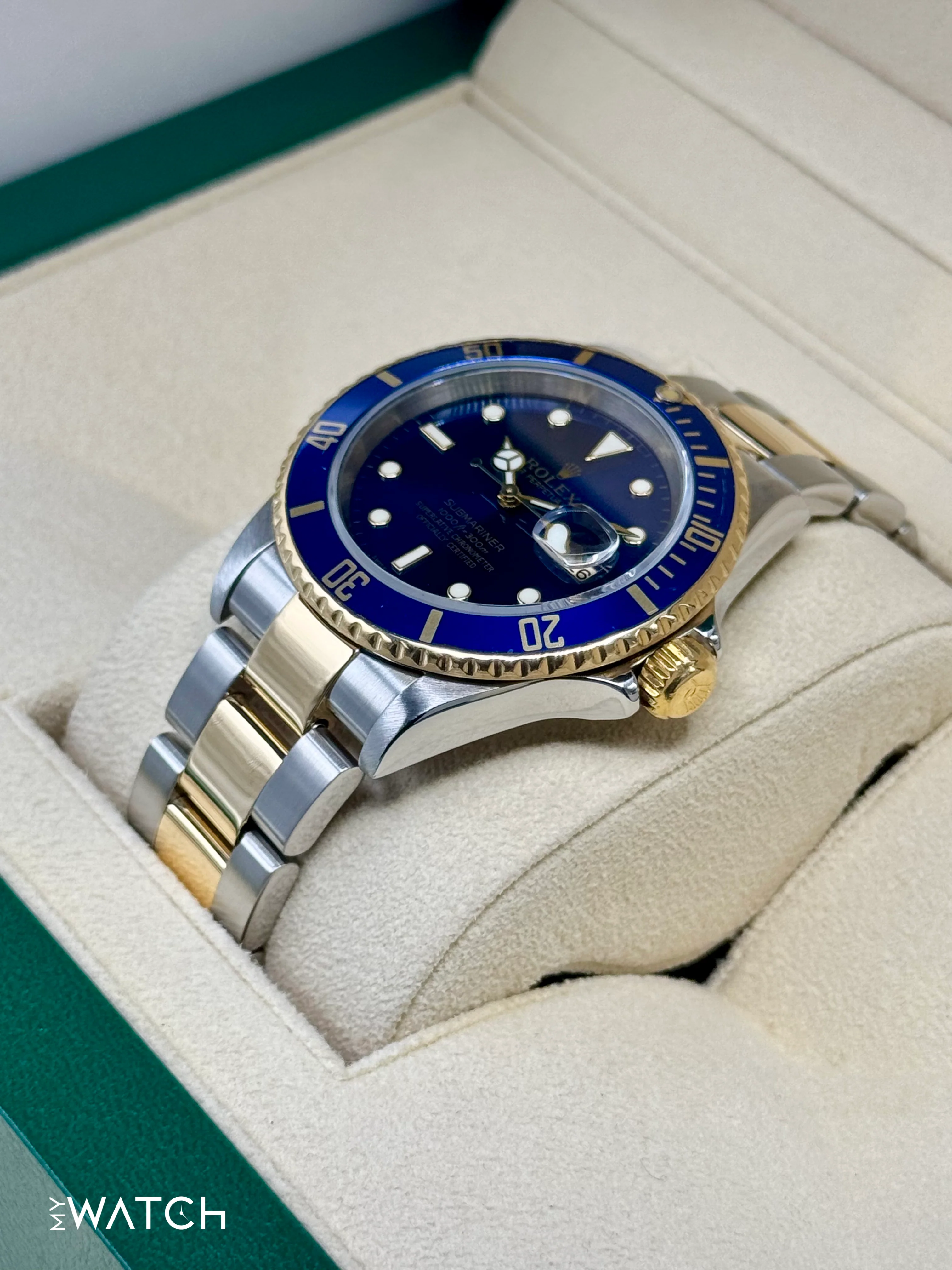 2004 Rolex Submariner "Bluesy" 40mm 16613 Two-Tone Blue Dial - Image 6