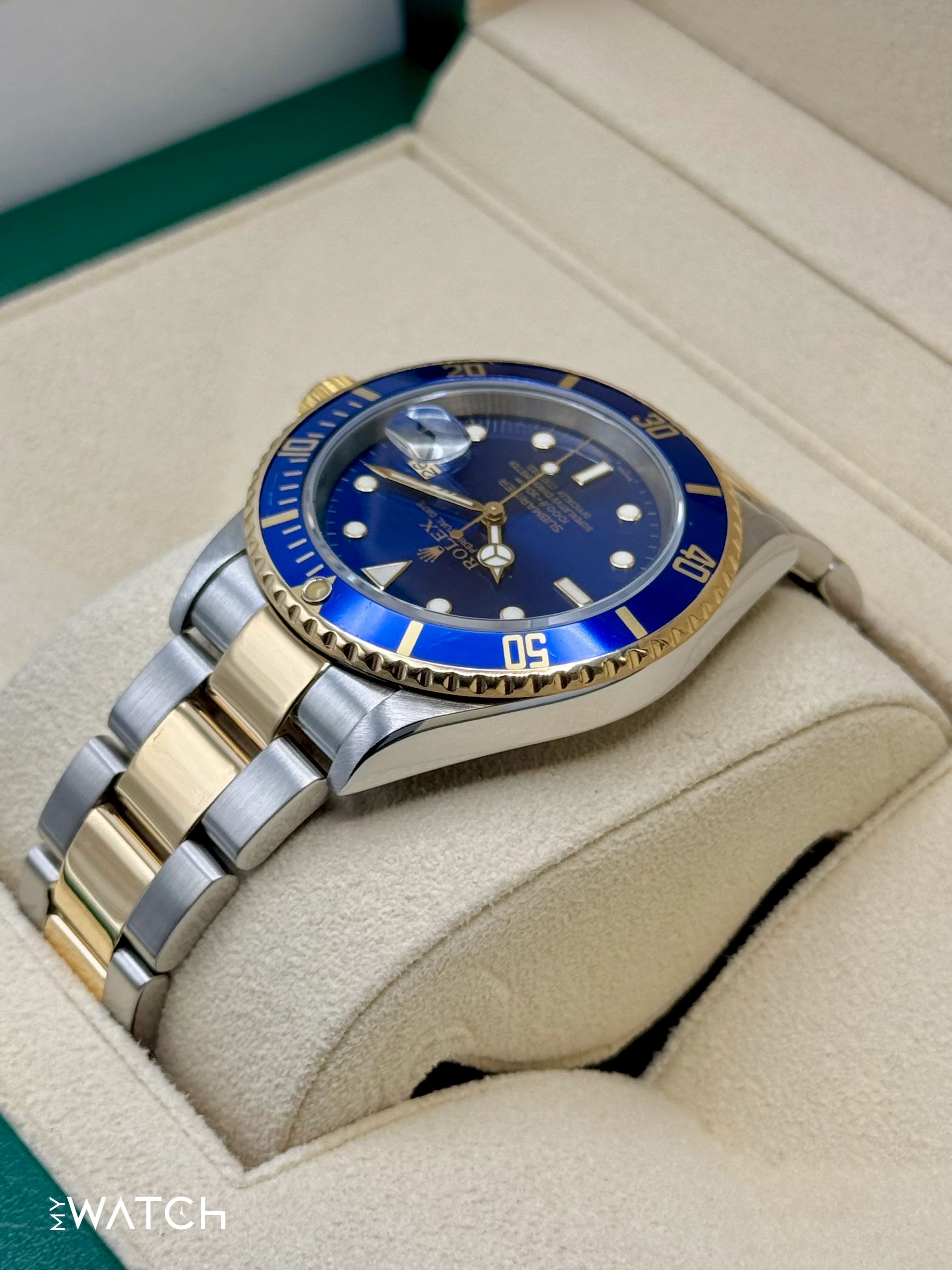 2004 Rolex Submariner "Bluesy" 40mm 16613 Two-Tone Blue Dial - Image 7