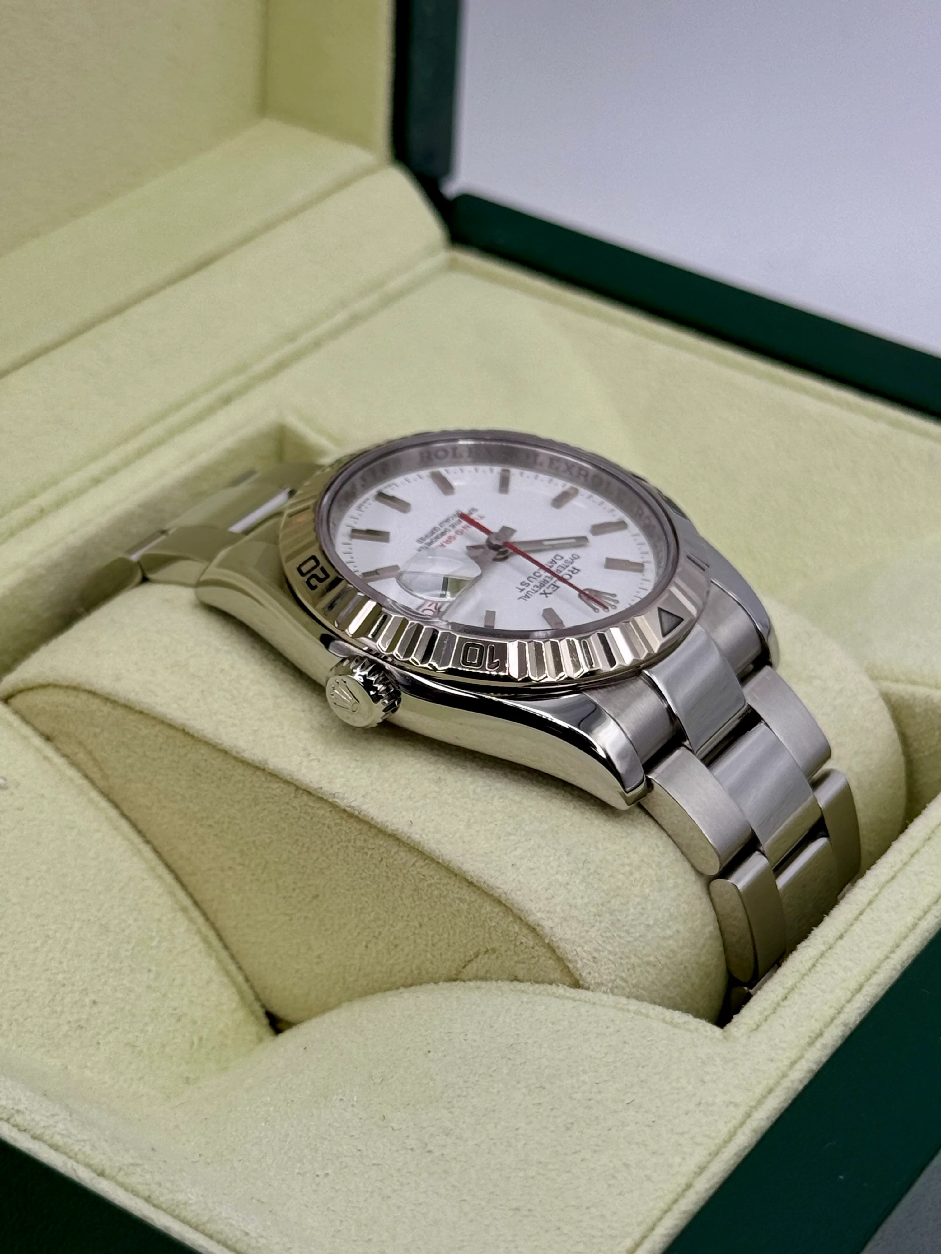 2005 Rolex Datejust Turn-O-Graph 36mm 116264 Oyster White Dial - Image 6