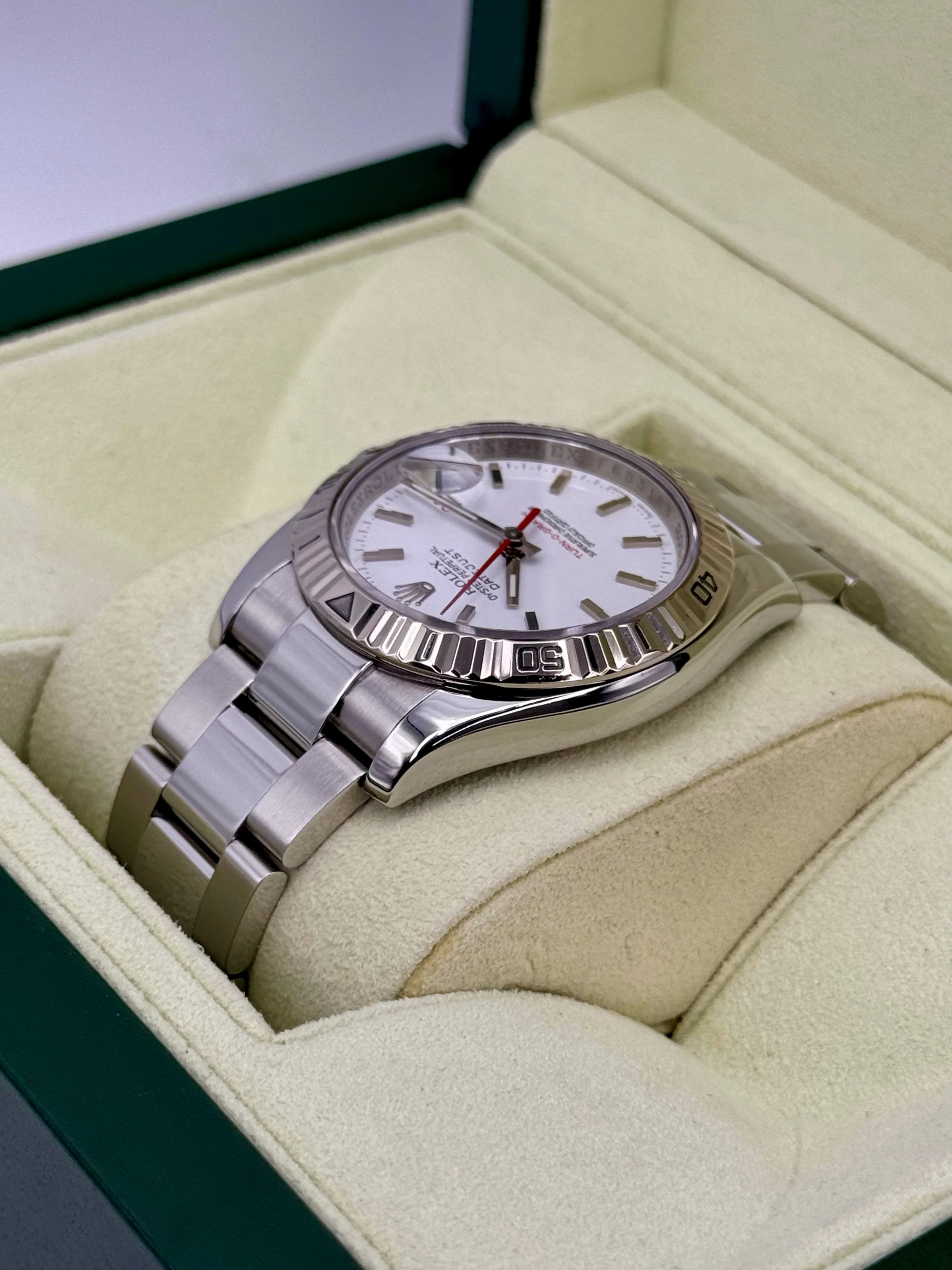 2005 Rolex Datejust Turn-O-Graph 36mm 116264 Oyster White Dial - Image 7