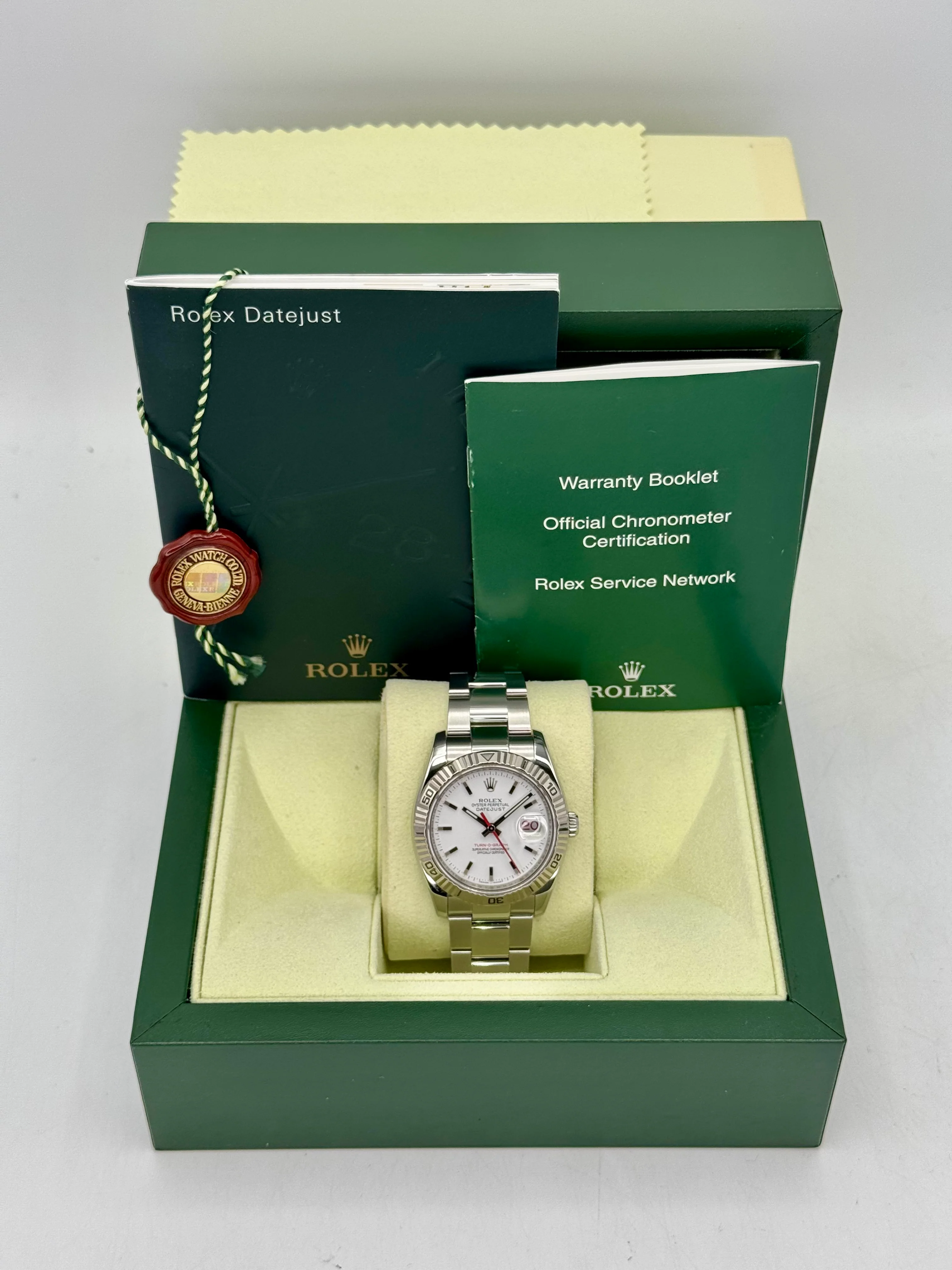 2005 Rolex Datejust Turn-O-Graph 36mm 116264 Oyster White Dial - Image 8