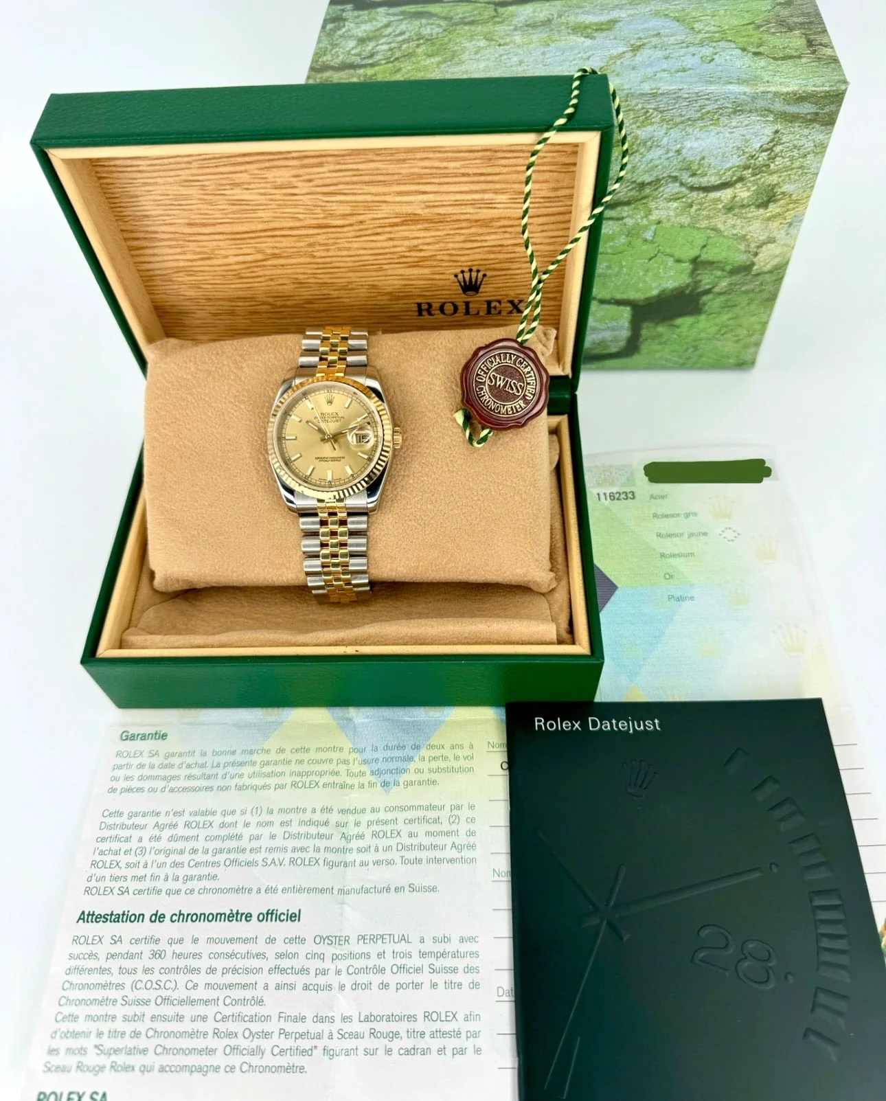 2005 Rolex Datejust 36mm 116233 Two-Tone Jubilee Champagne Dial - Image 11