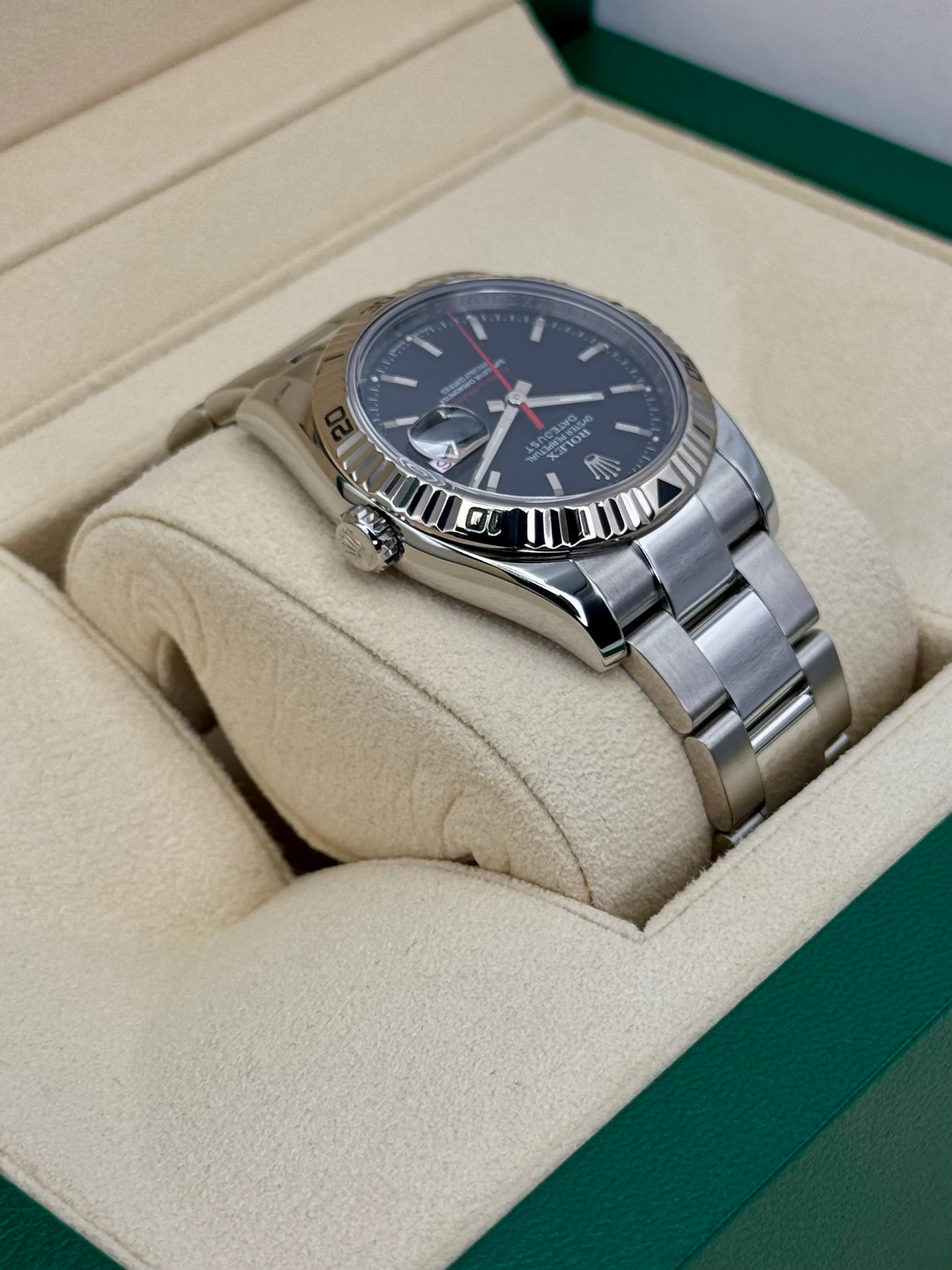 2005 Rolex Datejust Turn-O-Graph 36mm 116264 Oyster Black Dial Dial - Image 8