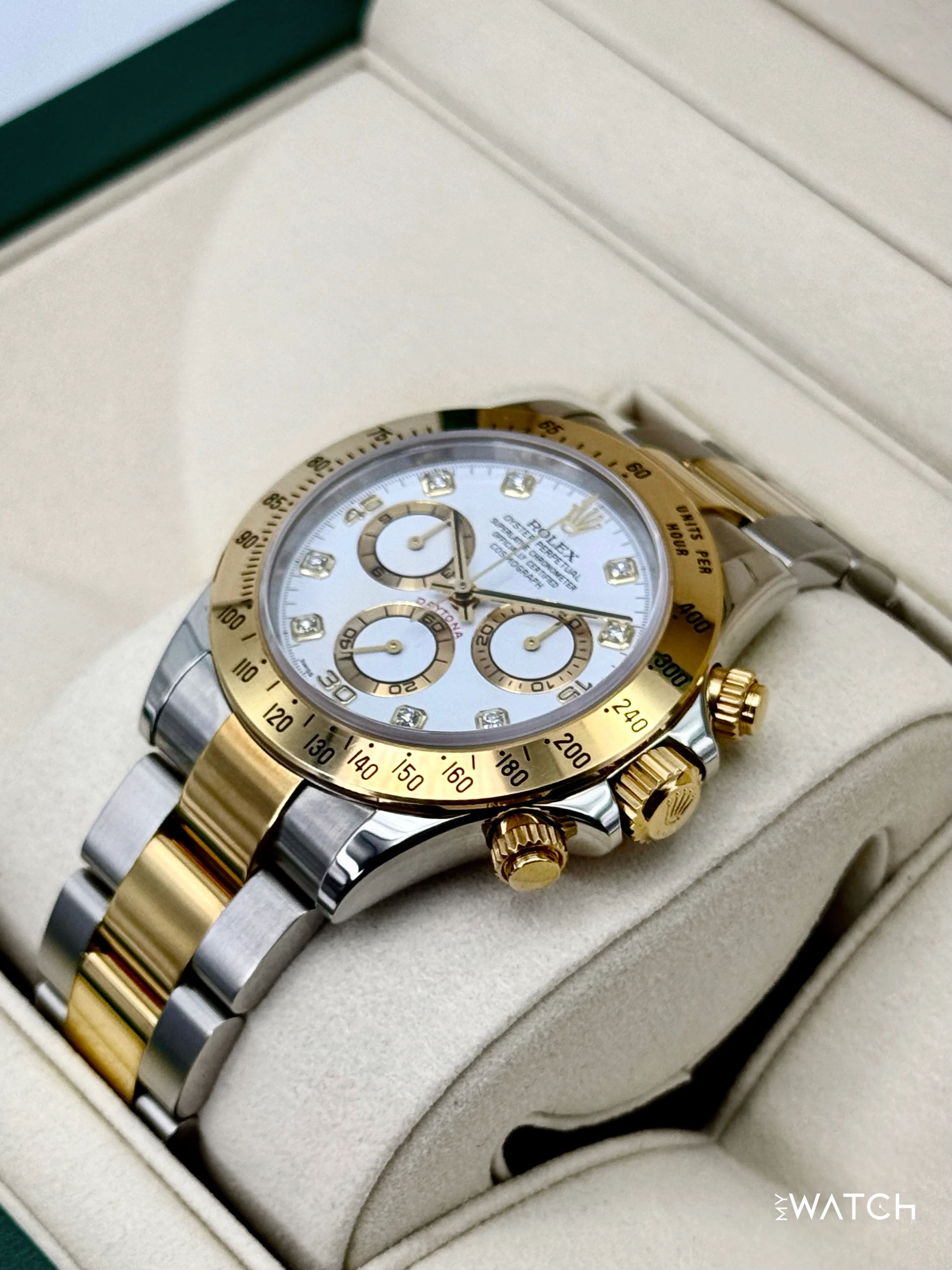 2005 Rolex Daytona 40mm 116523 Two-Tone White Diamond Dial (Collectors Set) - Image 5