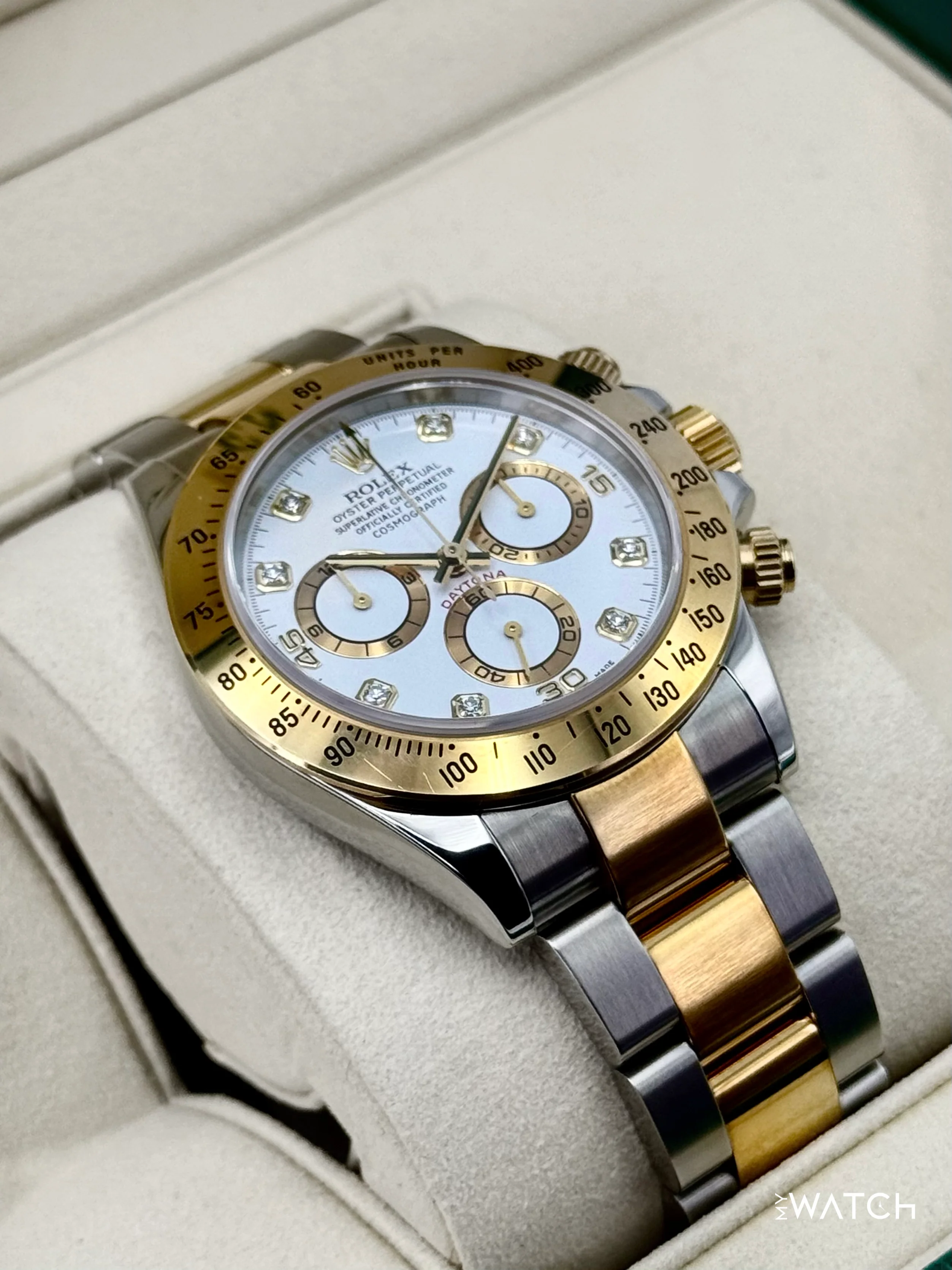 2005 Rolex Daytona 40mm 116523 Two-Tone White Diamond Dial (Collectors Set) - Image 6