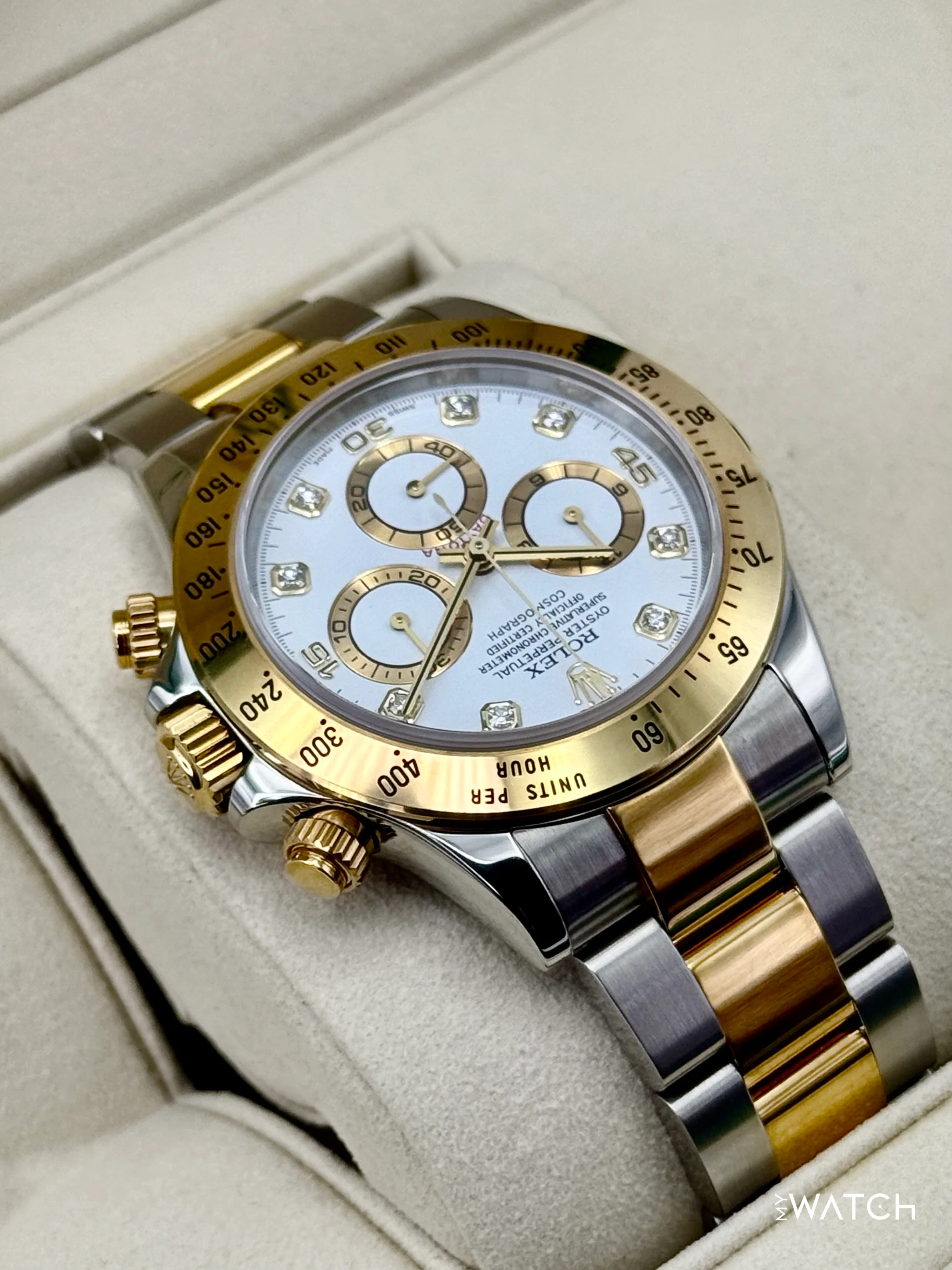 2005 Rolex Daytona 40mm 116523 Two-Tone White Diamond Dial (Collectors Set) - Image 7