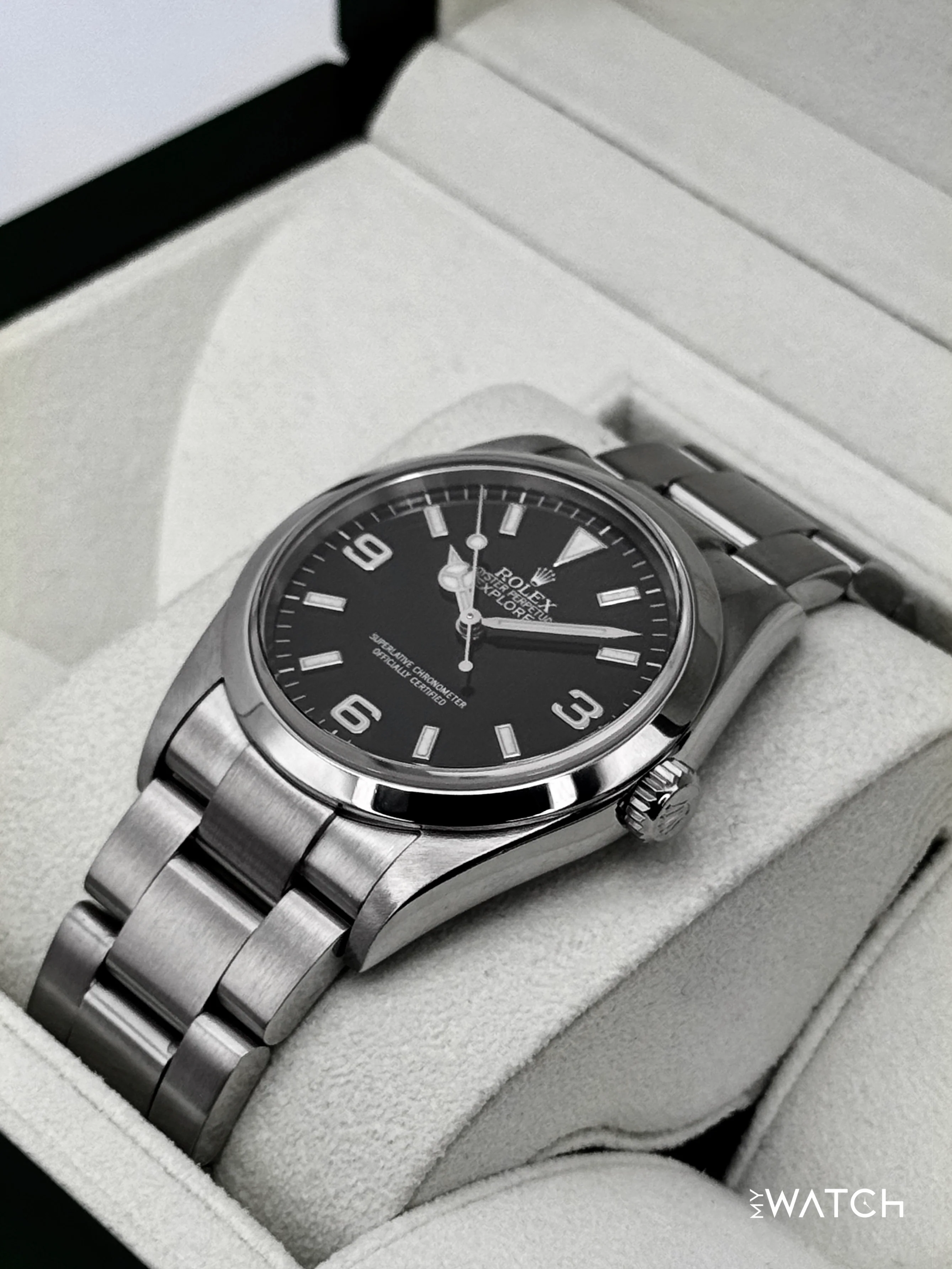 2005 Rolex Explorer 36mm 114270 Stainless Steel Black Dial - Image 5