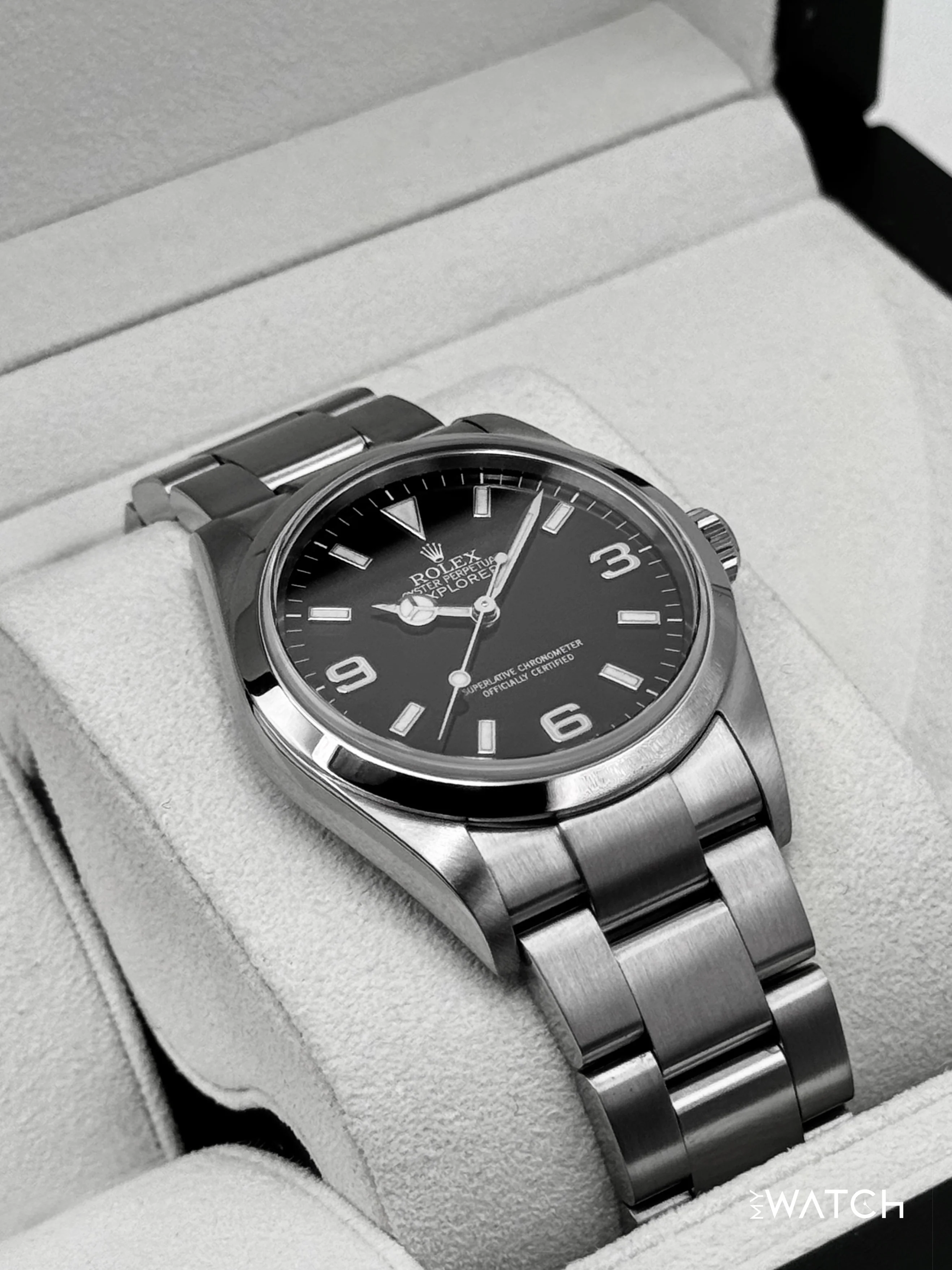 2005 Rolex Explorer 36mm 114270 Stainless Steel Black Dial - Image 6
