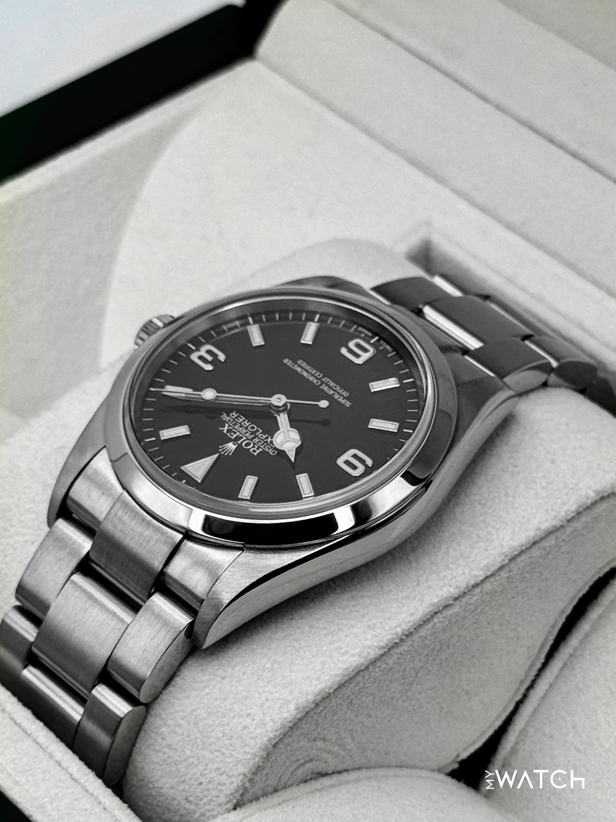 2005 Rolex Explorer 36mm 114270 Stainless Steel Black Dial - Image 7