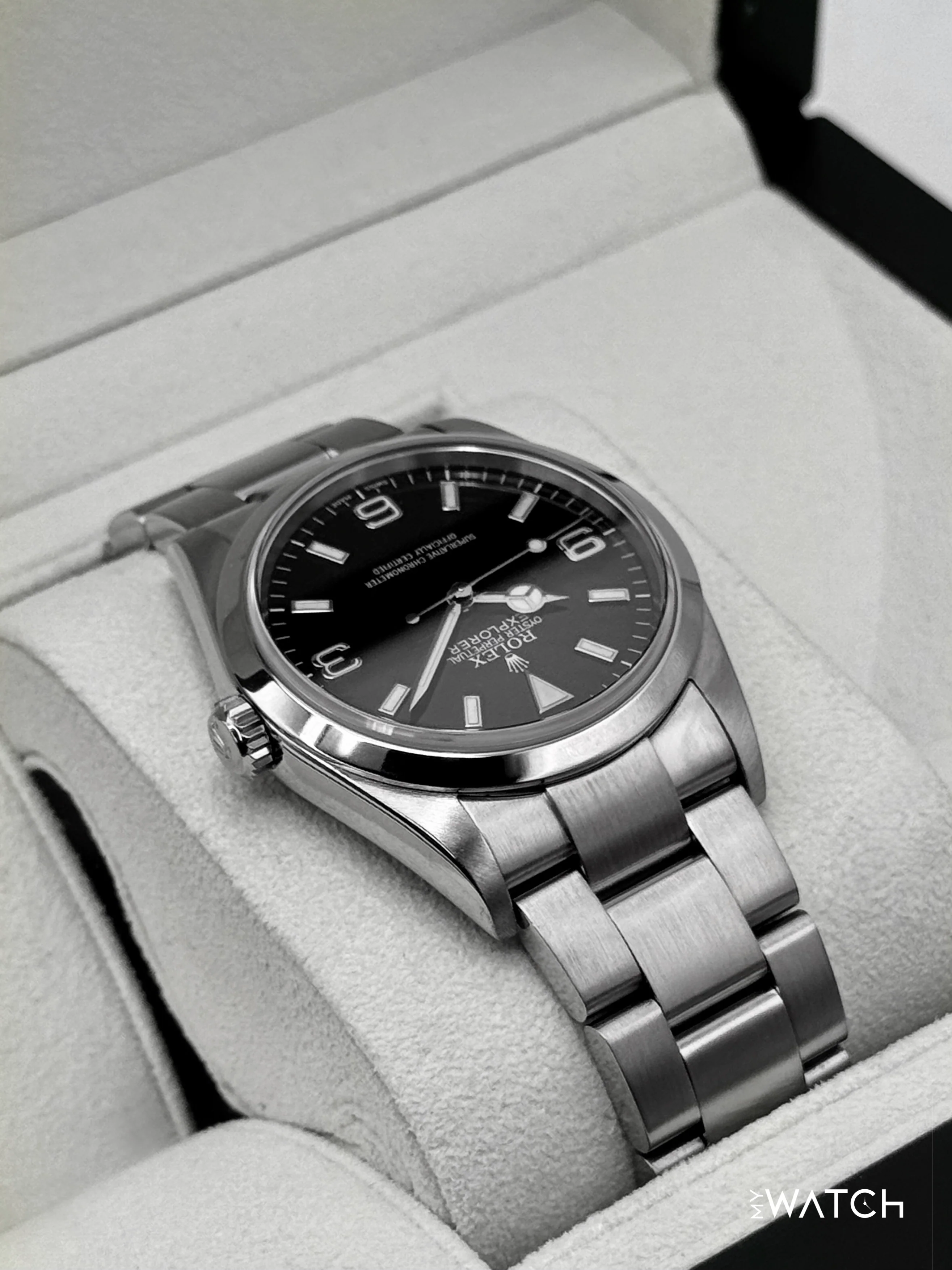 2005 Rolex Explorer 36mm 114270 Stainless Steel Black Dial - Image 8