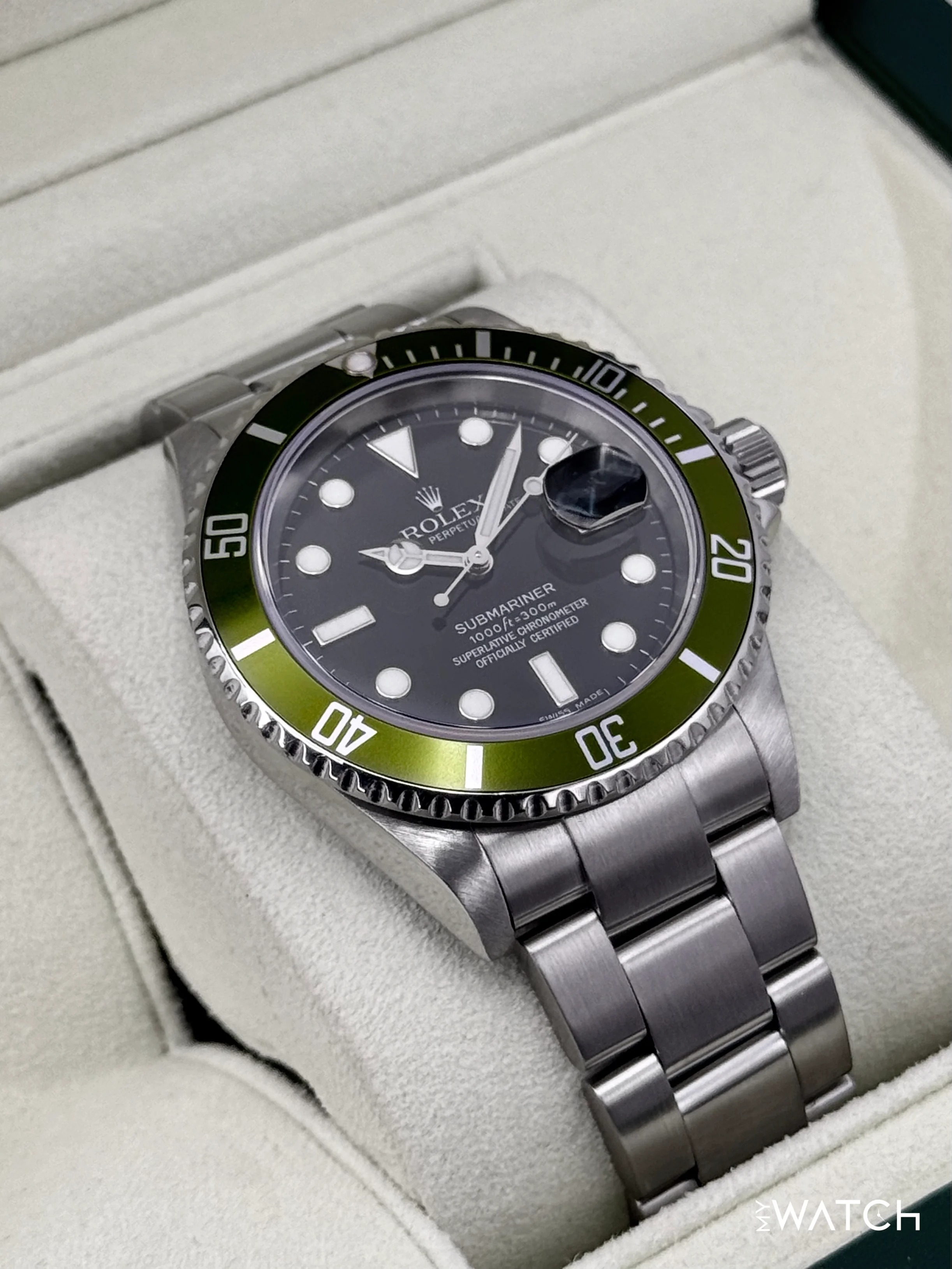 2005 Rolex Submariner "Kermit" 40mm 16610 Stainless Steel Black Dial (Collectors Set) - Image 6