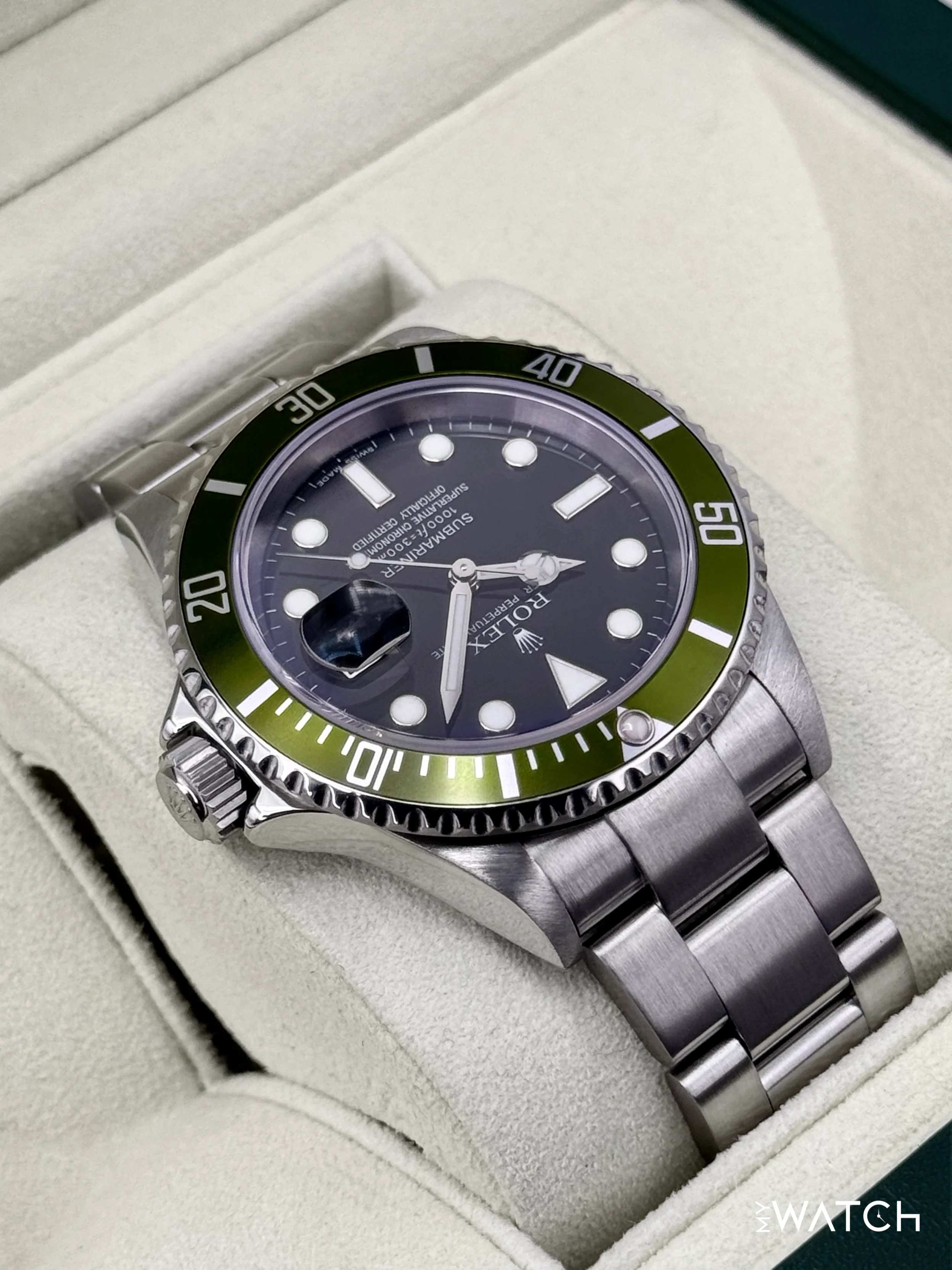 2005 Rolex Submariner "Kermit" 40mm 16610 Stainless Steel Black Dial (Collectors Set) - Image 8
