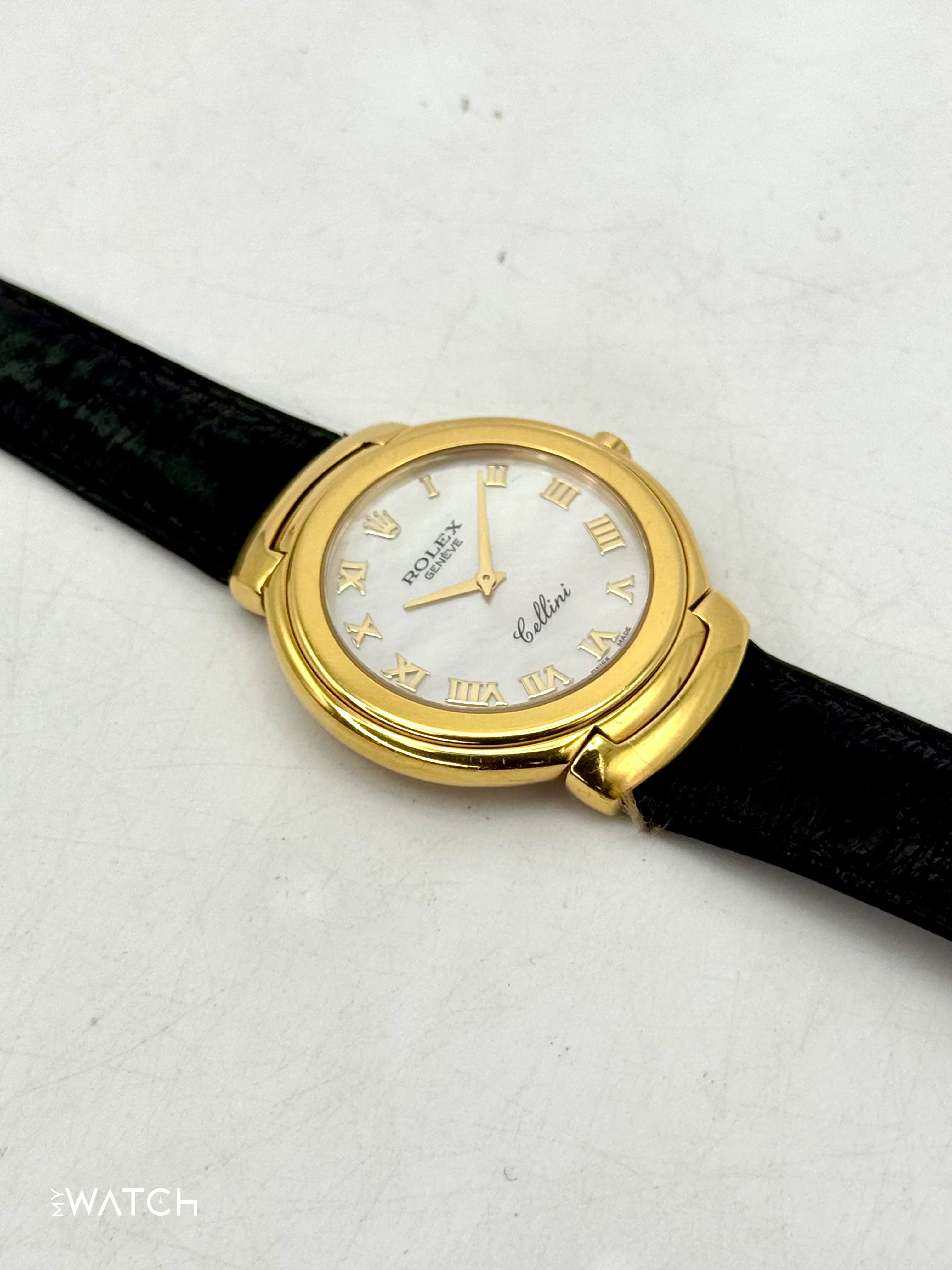 2006 Rolex Cellini 37mm 6623/8 18kt Yellow Gold Mother of Pearl Dial - Image 5