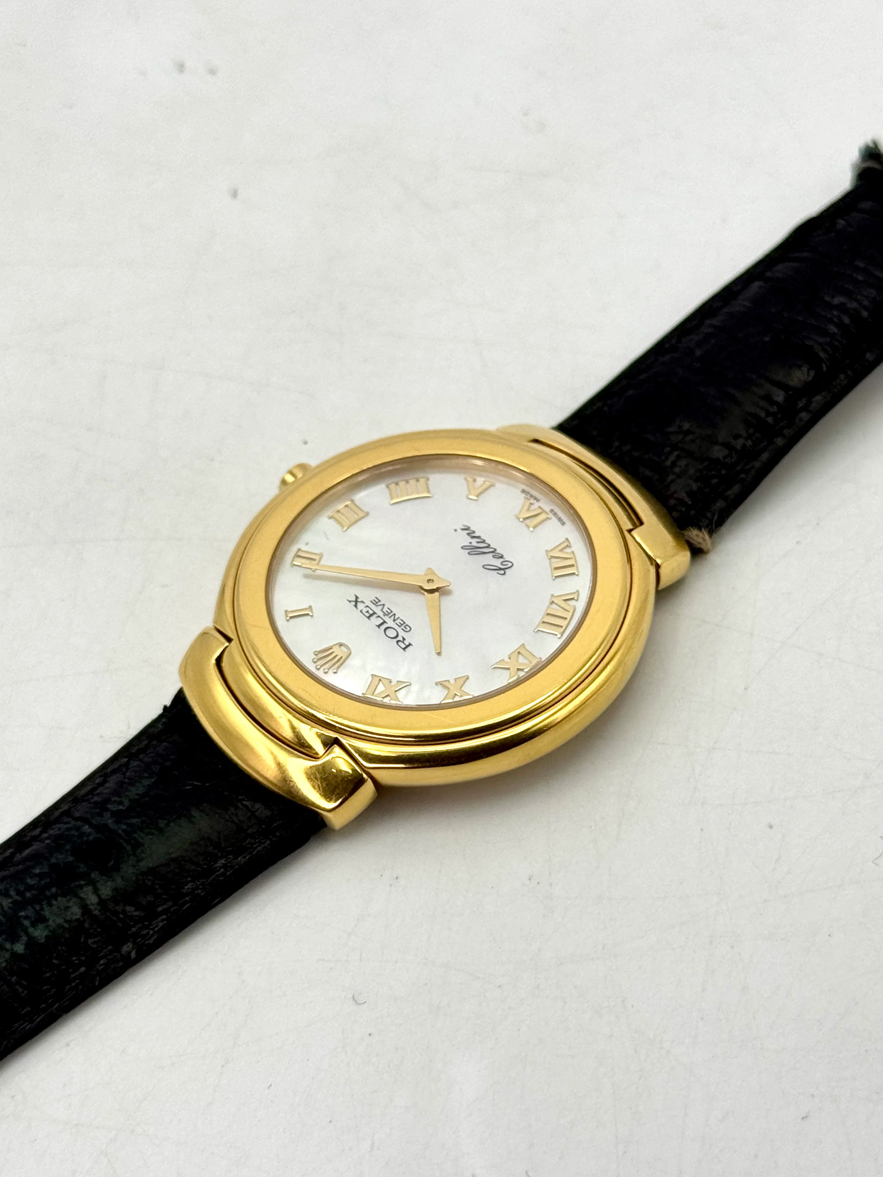 2006 Rolex Cellini 37mm 6623/8 18kt Yellow Gold Mother of Pearl Dial - Image 6