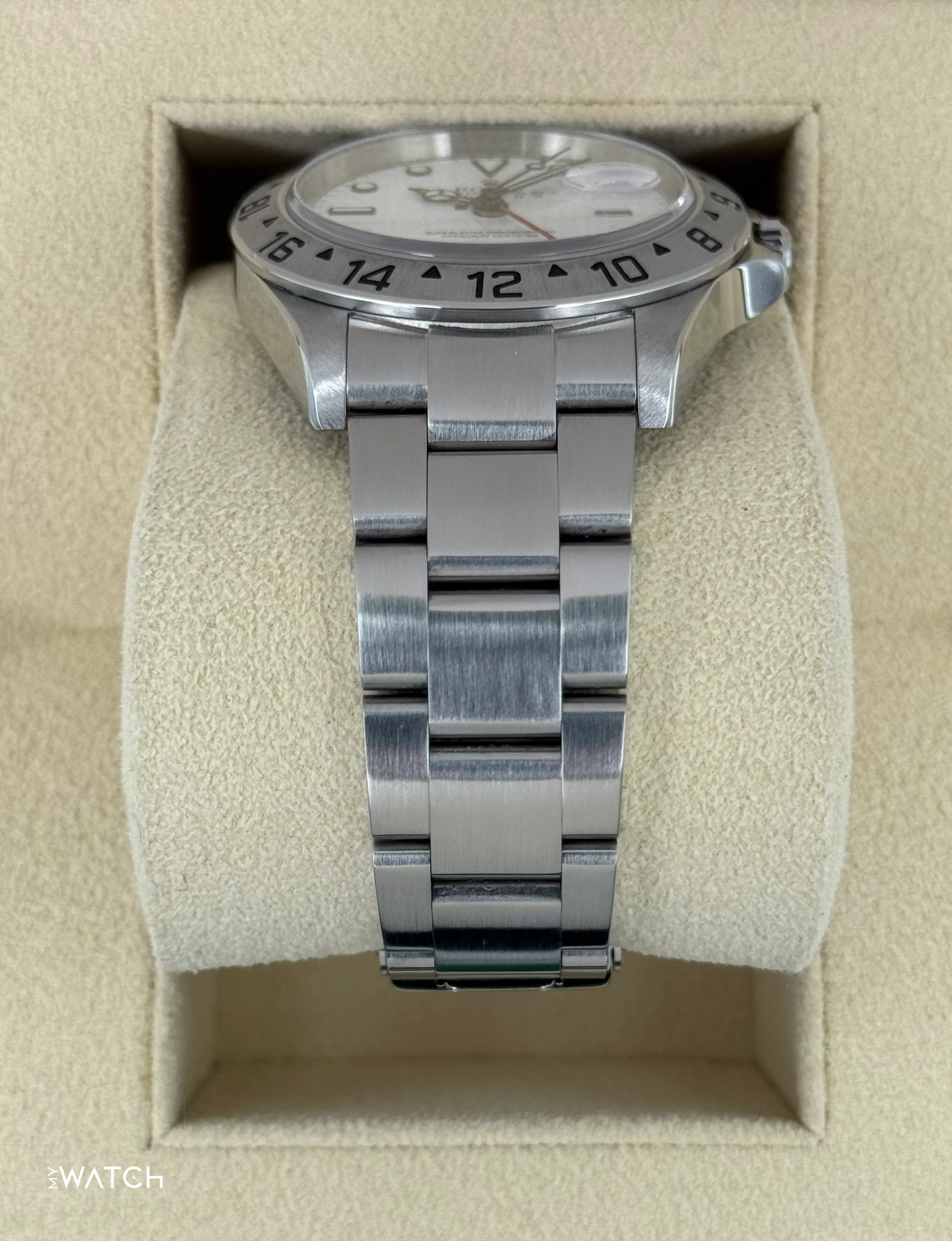 2006 Rolex Explorer II 40mm 16570 Stainless Steel Polar White Dial - Image 3