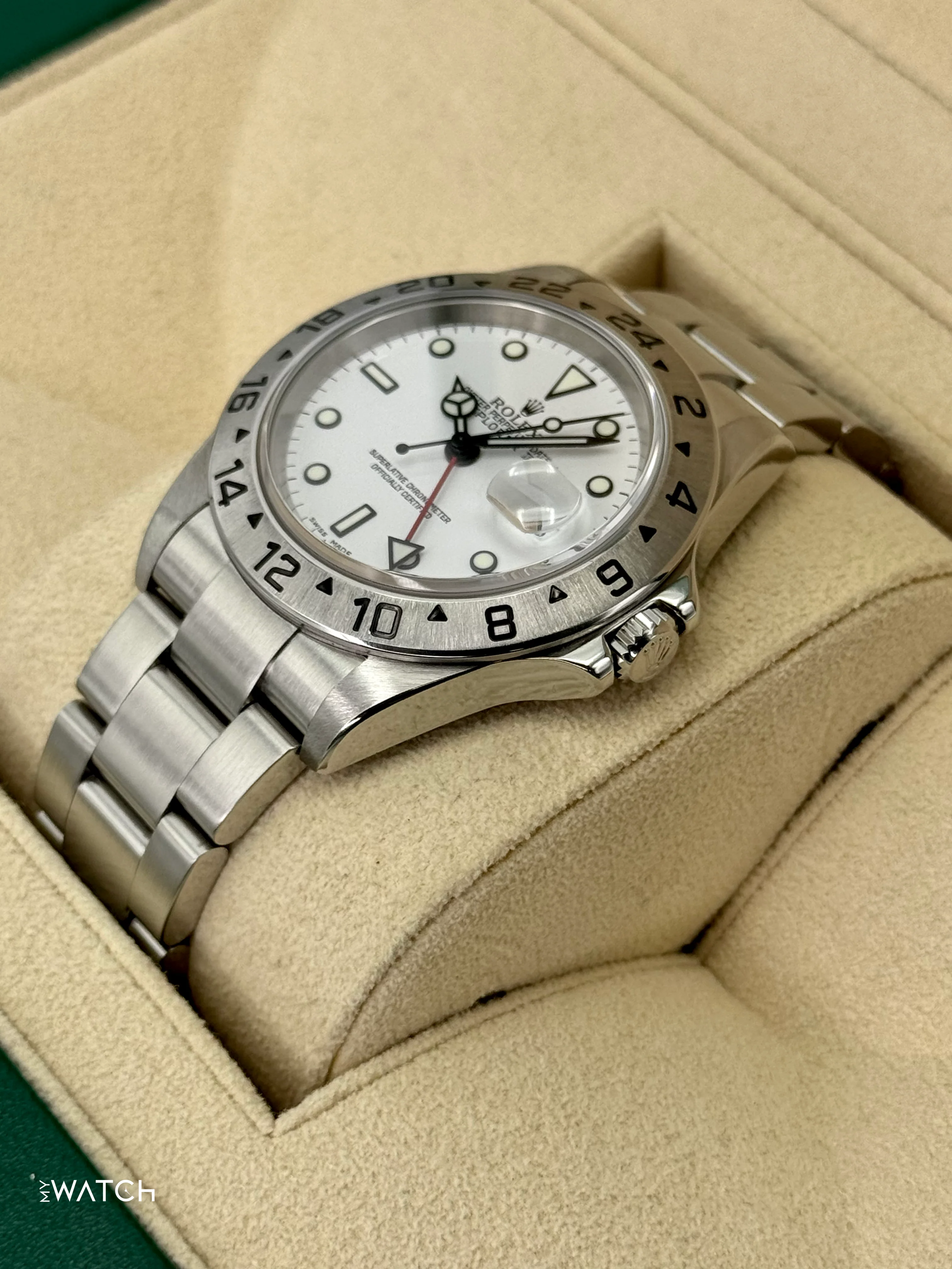 2006 Rolex Explorer II 40mm 16570 Stainless Steel Polar White Dial - Image 5