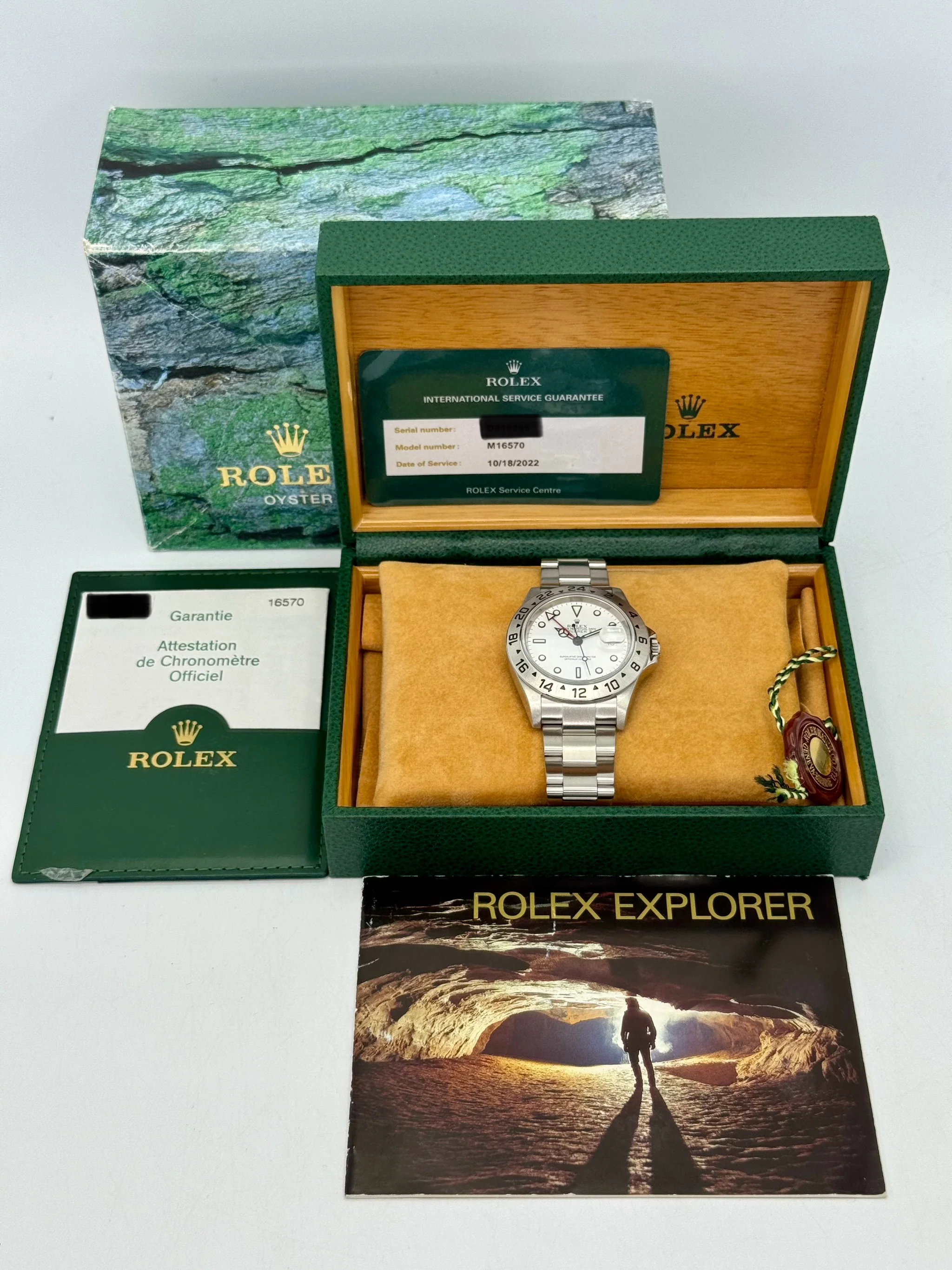 2006 Rolex Explorer II 40mm 16570 Stainless Steel Polar White Dial - Image 12