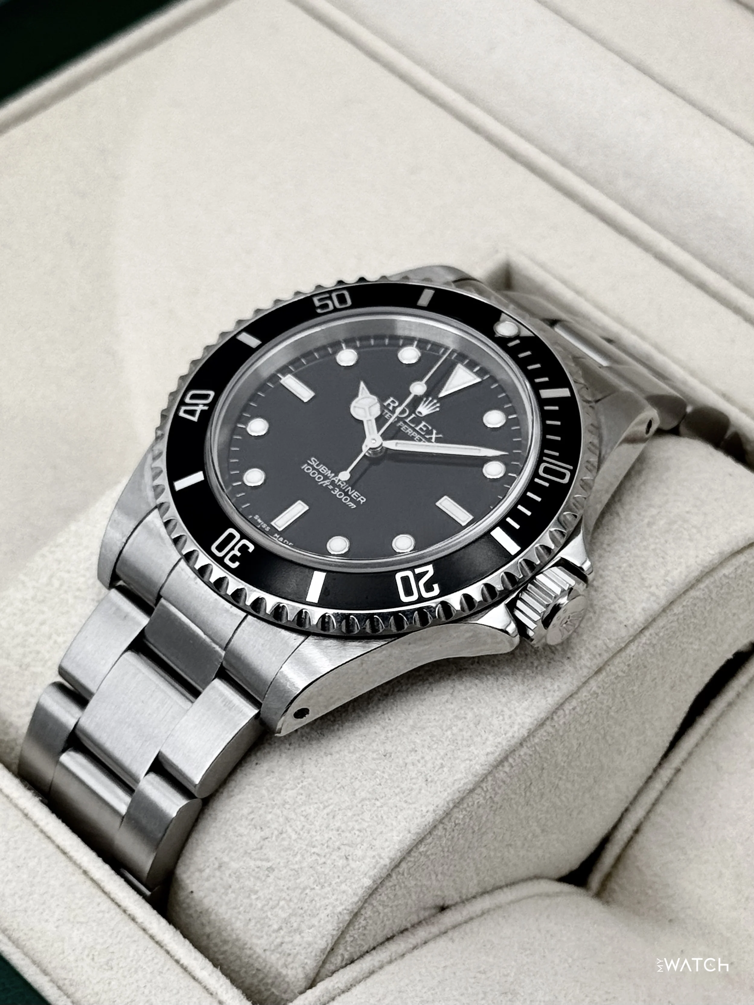 2006 Rolex Submariner 40mm 14060M Stainless Steel Two-Liner Black Dial - Image 5