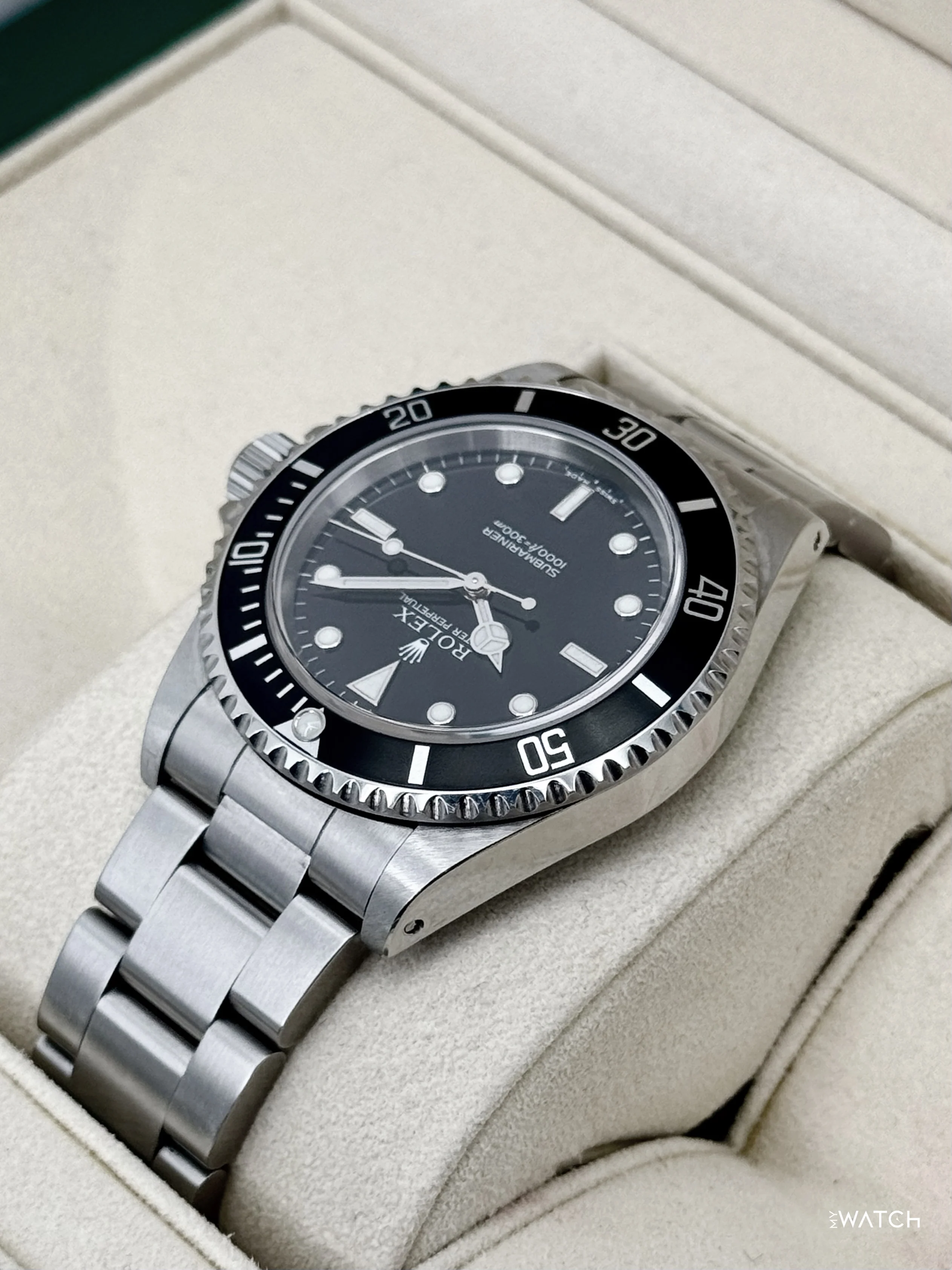 2006 Rolex Submariner 40mm 14060M Stainless Steel Two-Liner Black Dial - Image 7