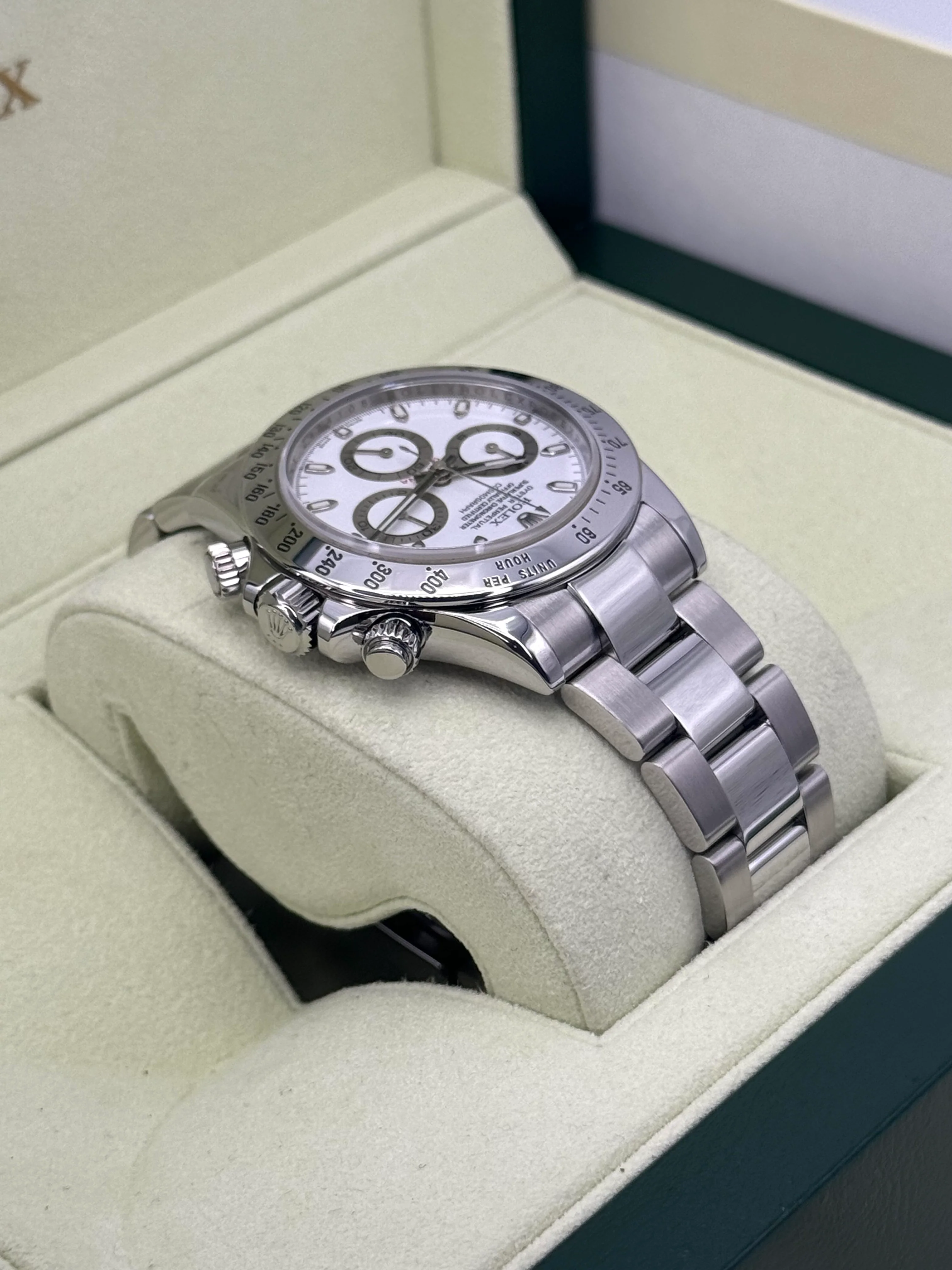2007 Rolex Daytona 40mm 116520 Stainless Steel White Dial - Image 8