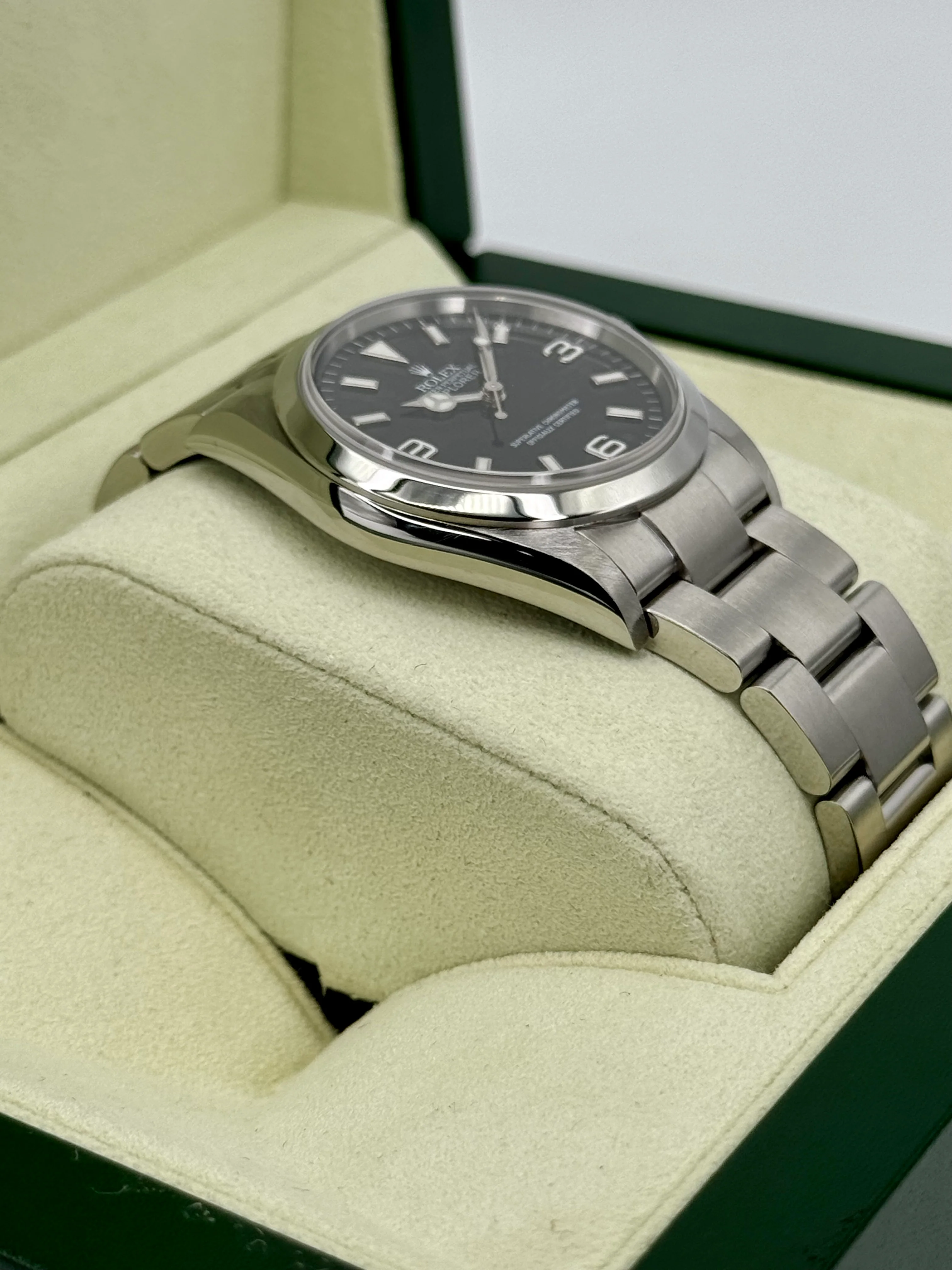 2007 Rolex Explorer 36mm 114270 Stainless Steel Black Dial - Image 6