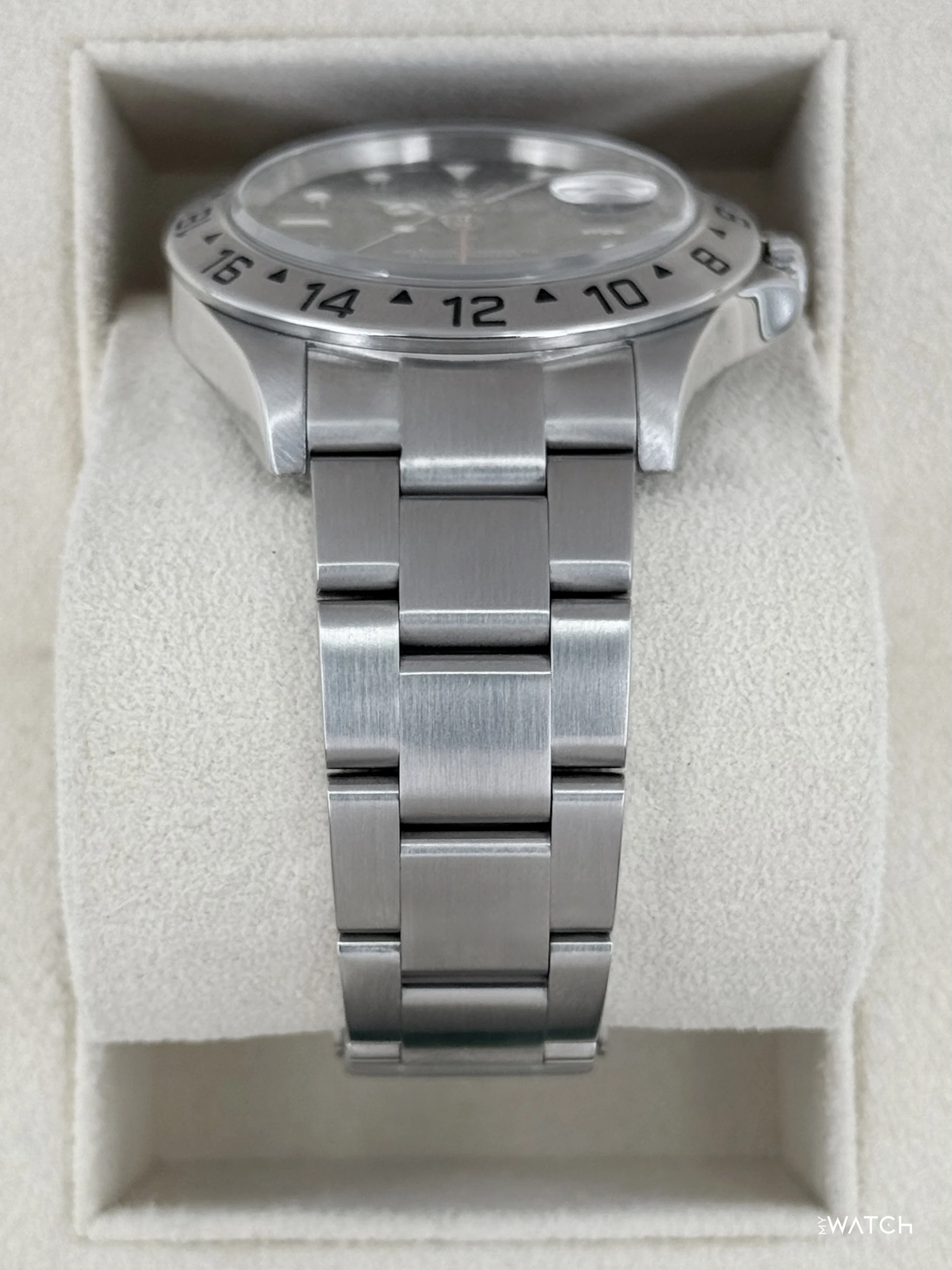 2007 Rolex Explorer II 40mm 16570 Stainless Steel Black Dial - Image 3