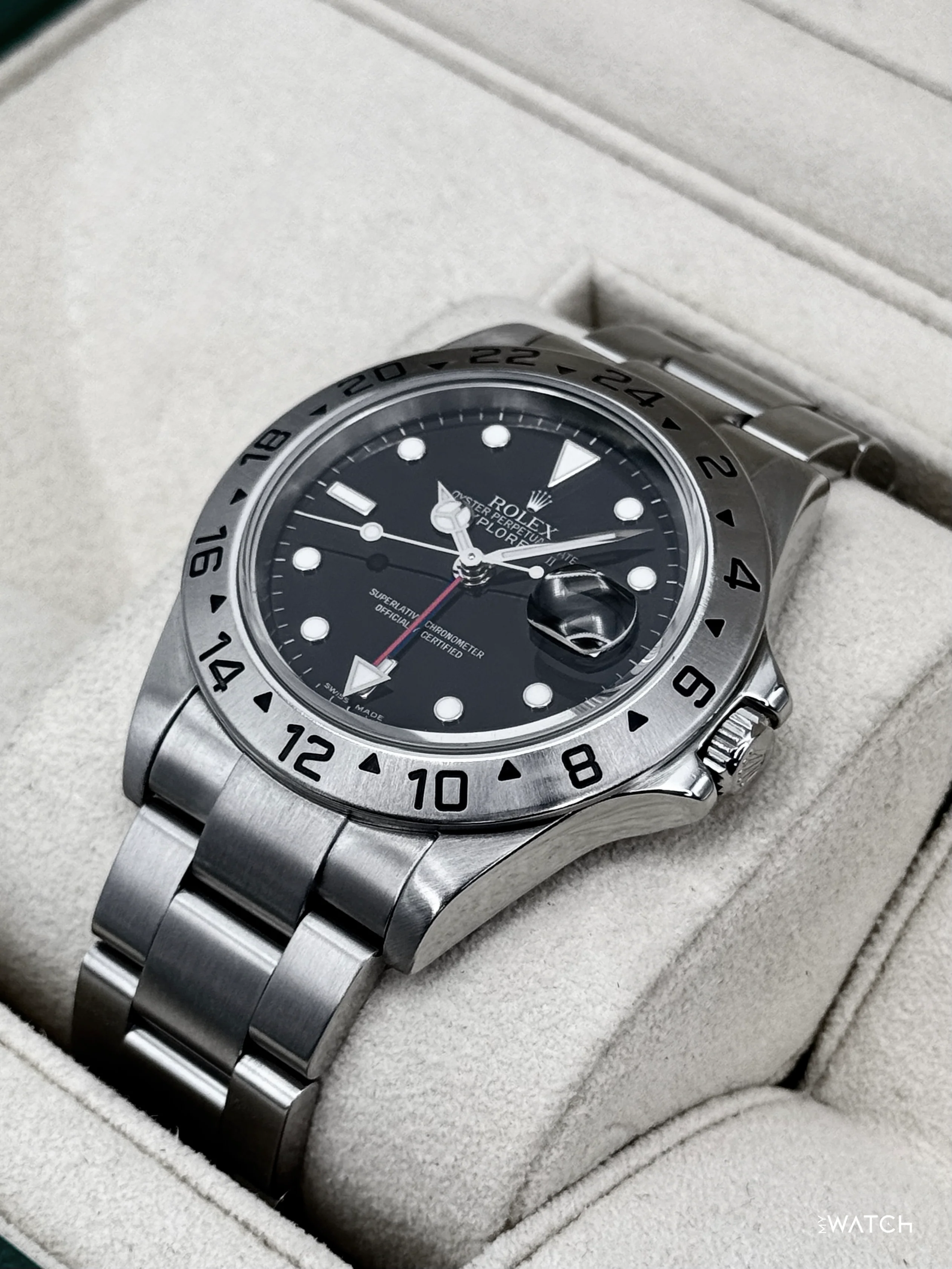 2007 Rolex Explorer II 40mm 16570 Stainless Steel Black Dial - Image 5