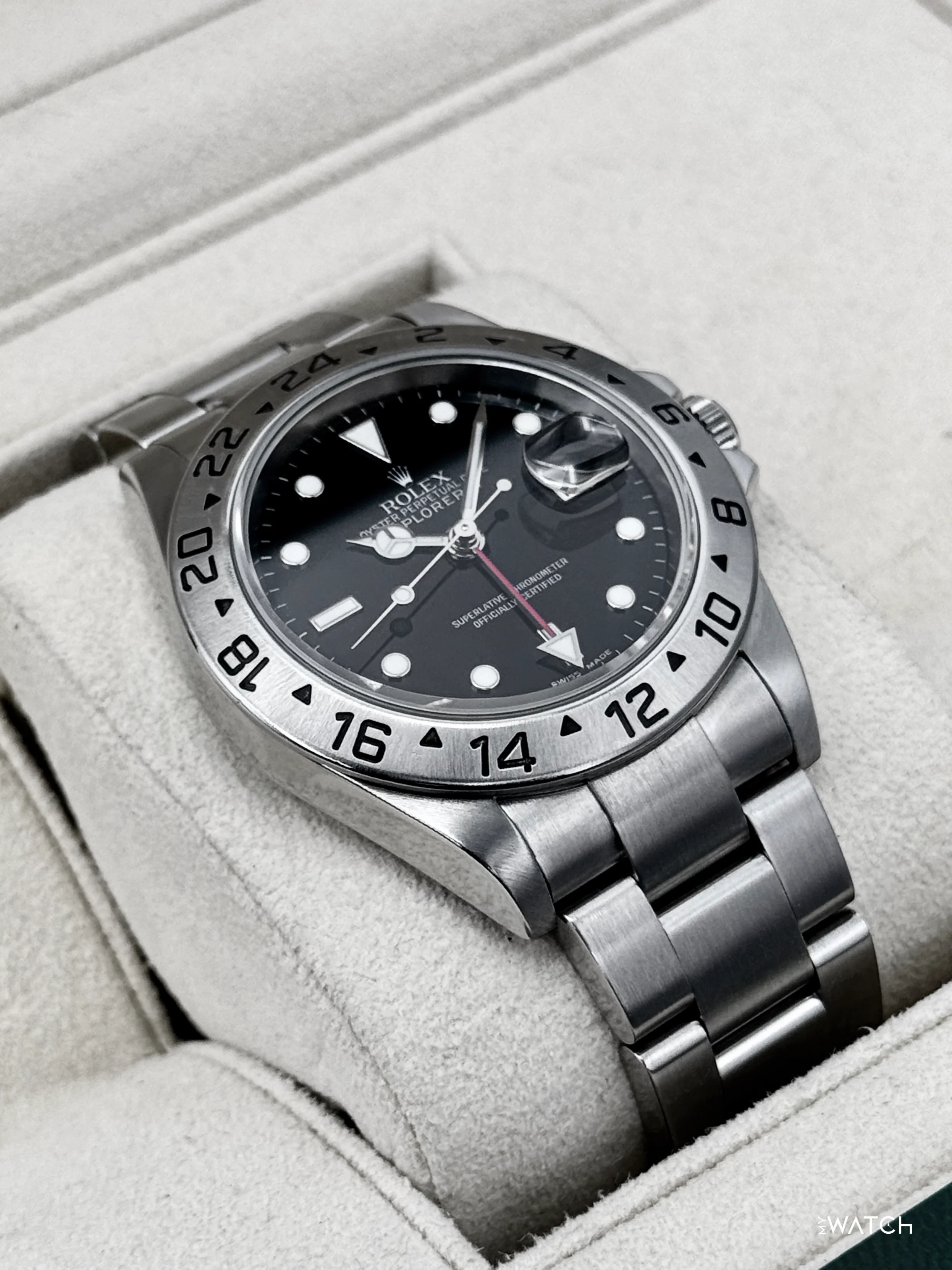 2007 Rolex Explorer II 40mm 16570 Stainless Steel Black Dial - Image 6